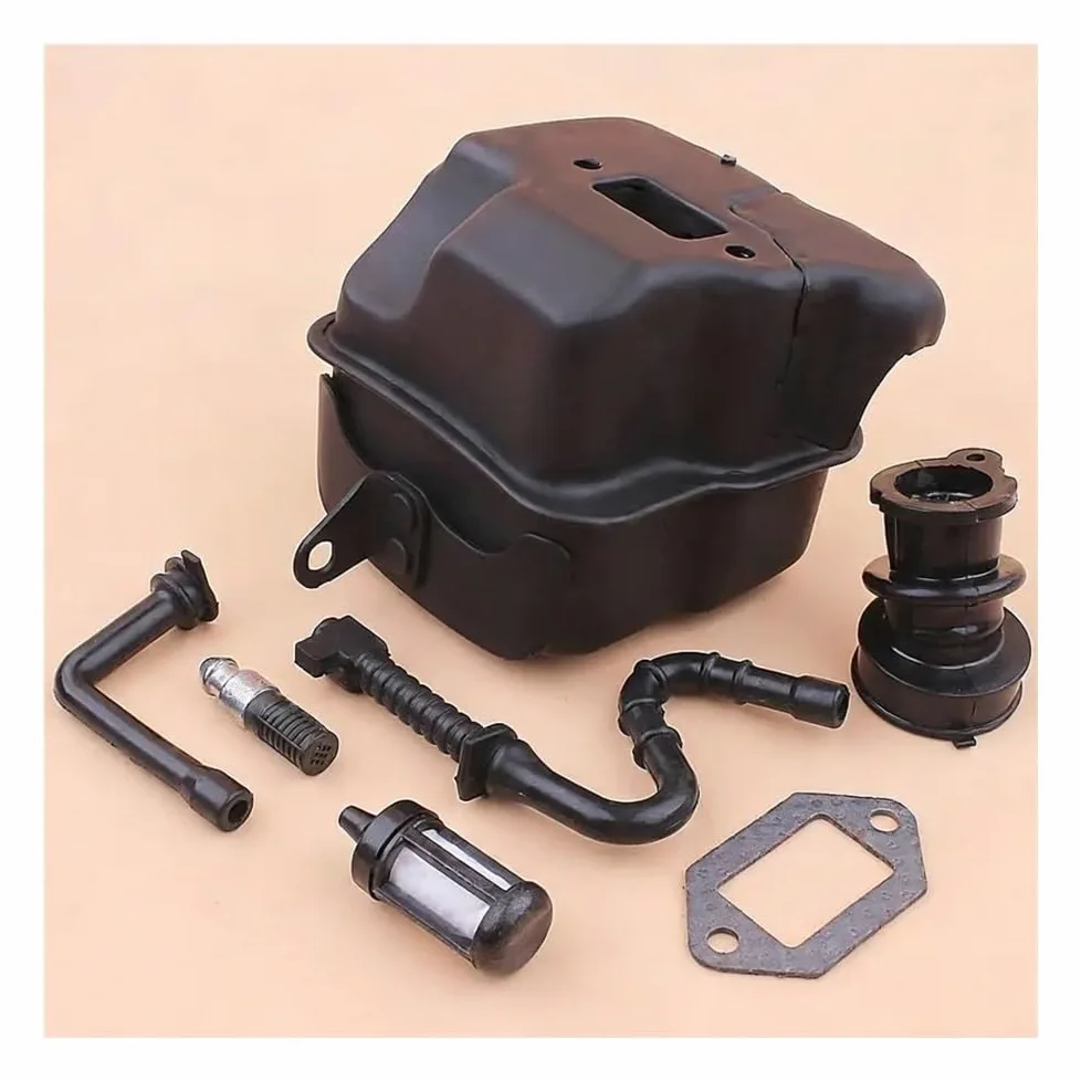 Kit de junta de línea de filtro de combustible del colector de admisión del silenciador de escape apto for motosierra S MS361 11351400650