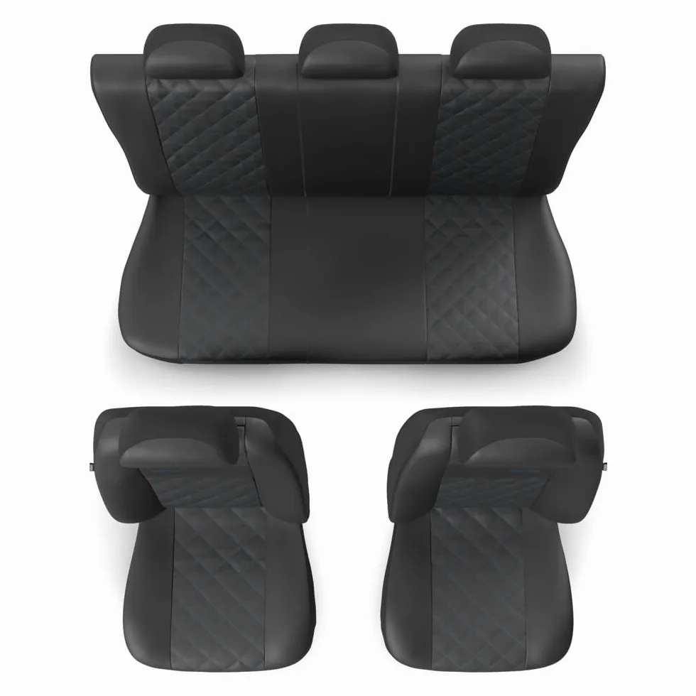 Mossa Fundas Asientos Coche aptas para Suzuki Jimny SUV 1998-2017 PRF-BL | 0