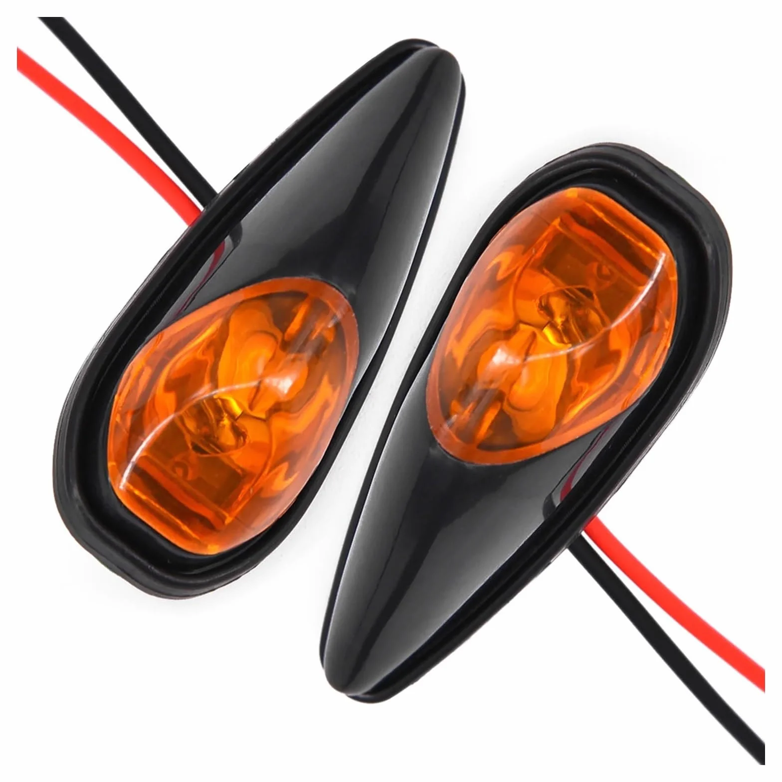 Mini Luces De Posición Laterales Luces De Señal De Giro 1 Juego Indicador De Ahorro De Energía 12 V 2 Piezas Luces Brillantes Y Útiles Motocicletas. Luces traseras