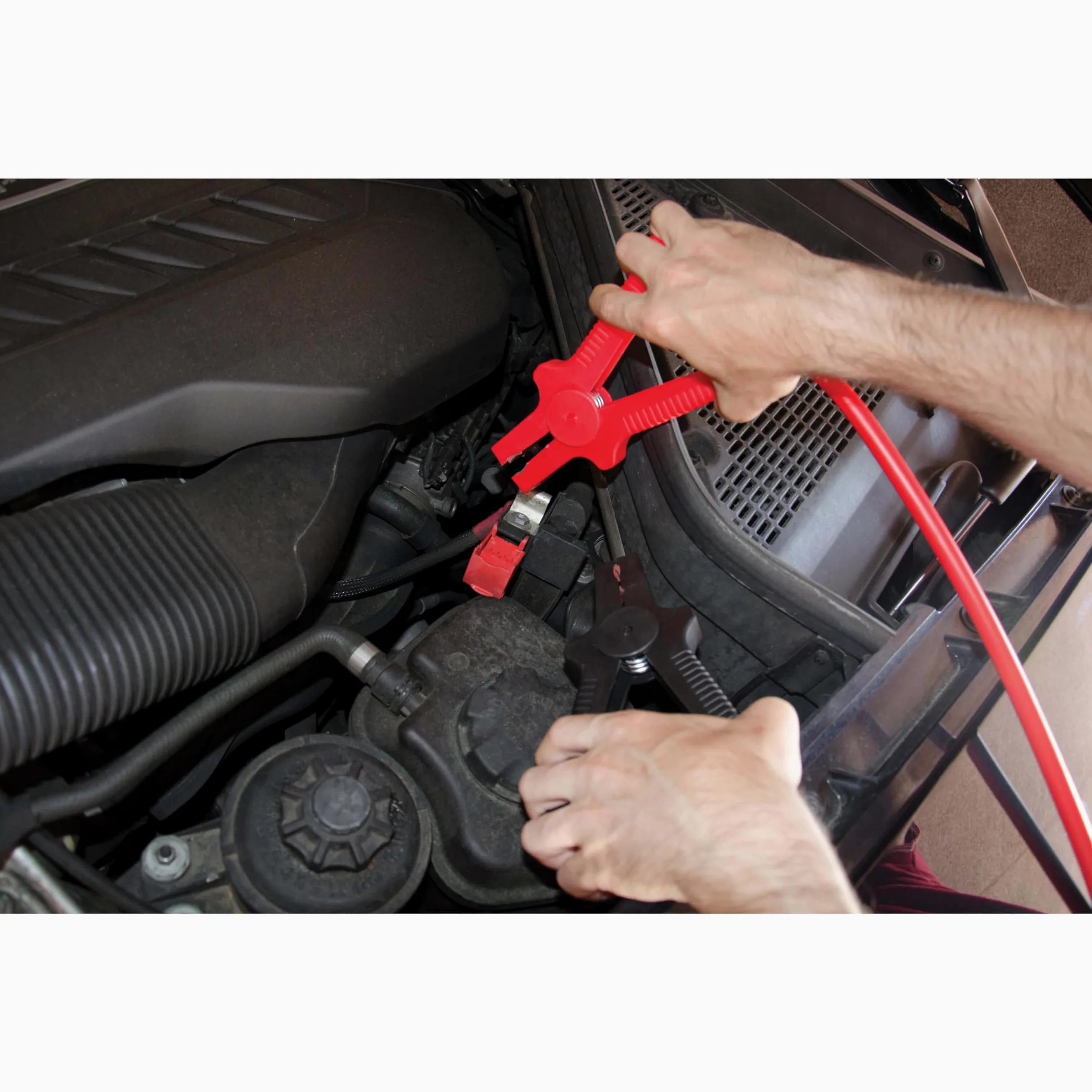 S SUMEX Cables de Arranque para Batería de Coche Pinzas de Batería en Bolsa para Guardar 350A 3,5 Metros 25 mm GS – Tüv