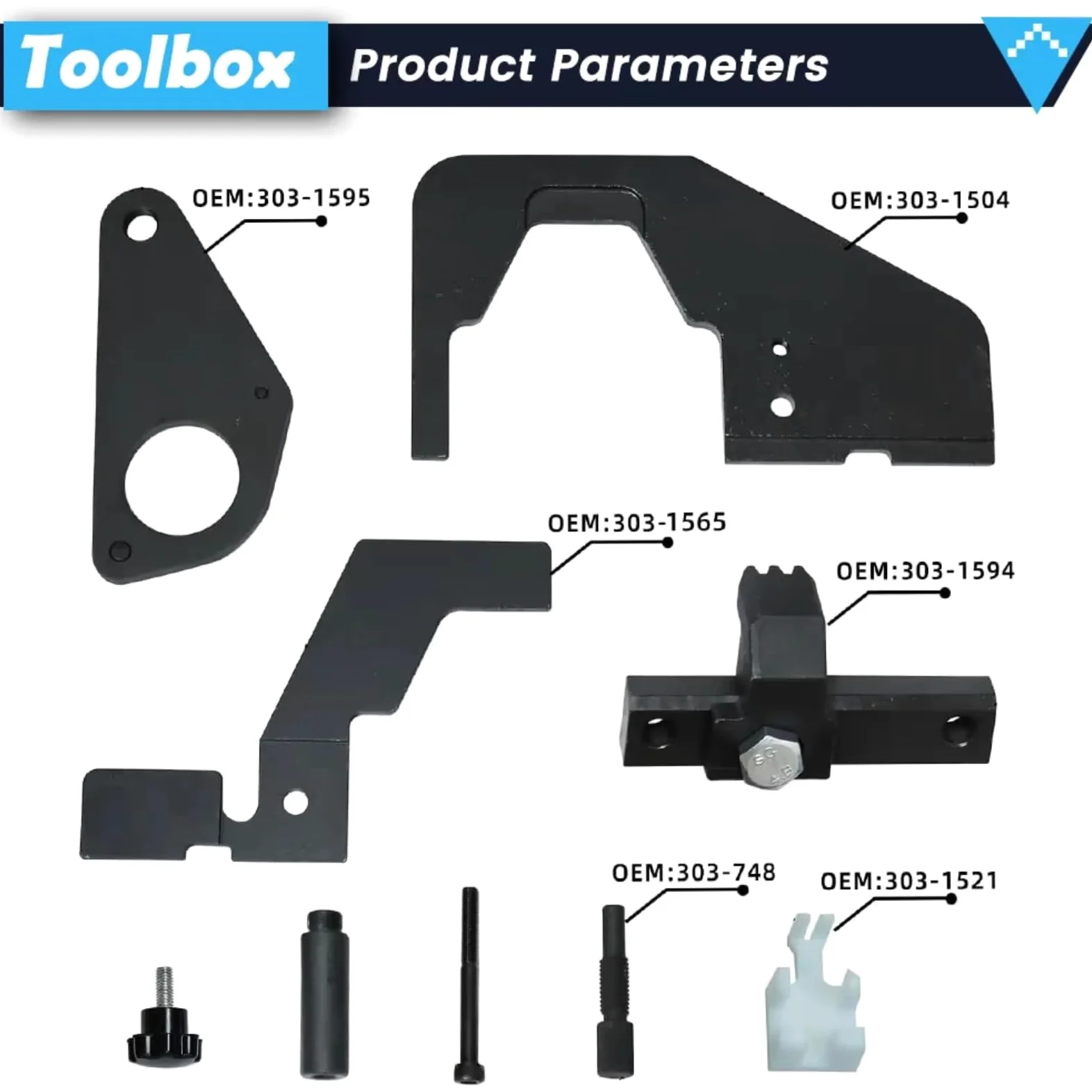 Kit Calado Distribucion Compatible con Ford para Explorer para Mustang para Focus RS 2.3L para EcoBoost 2017 2018 2019 Herramienta Bloqueo Sincronización Árbol De Levas Motor
