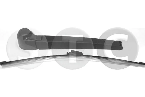 STC Limpiaparabrisas trasero T468066 posterior Escobilla con cuchilla flexible incorporada 330mm Compatible con VW Polo V Hatchback 6R1, 6C1 Passat B7 Variant 365 Golf 5 Hatchback 1K1, SKODA