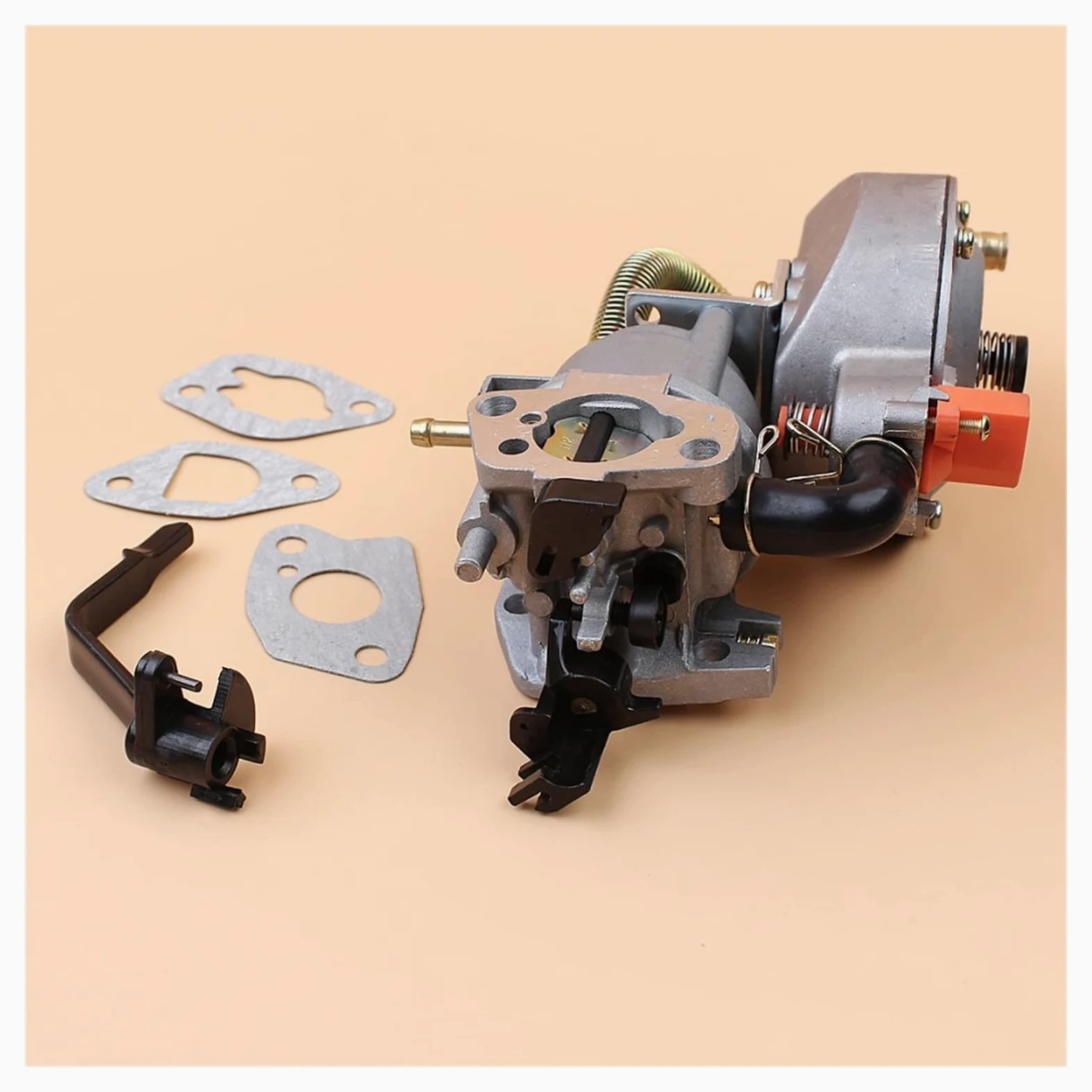 Carburadores Conversión Combustible Dual para Carburador, Generador para GX160 GX200 168F 170F 2KW 3KW para GLP para Gasolina CNG Carburador Combustible Dual Conjunto Carburador