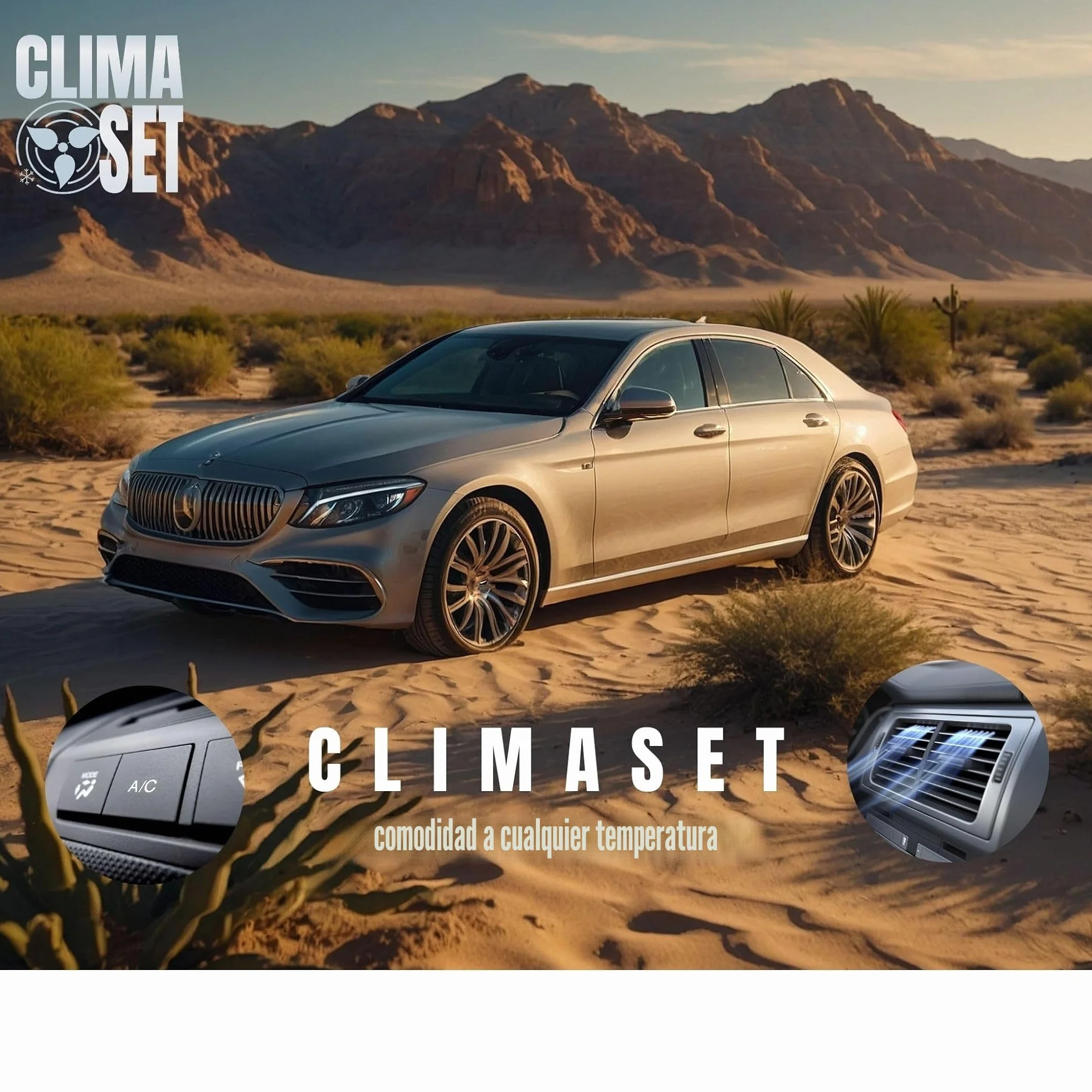 ClimaSet Gas R134a Repuesto Aire Acondicionado Coche Manguera 170