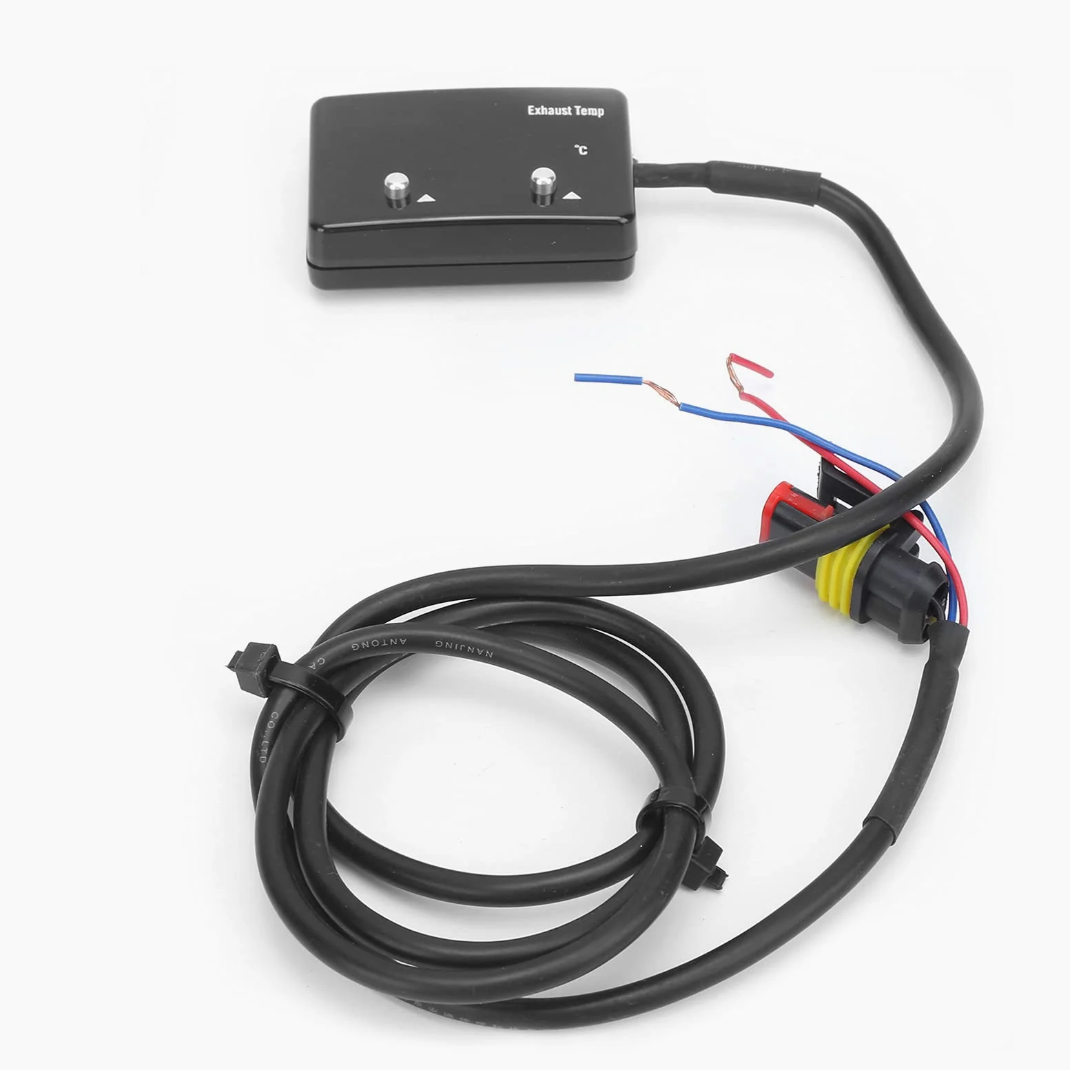 Indicador de Temperatura de Gases de Escape, Indicador LED Rojo EGT para Vehículos de 12 V