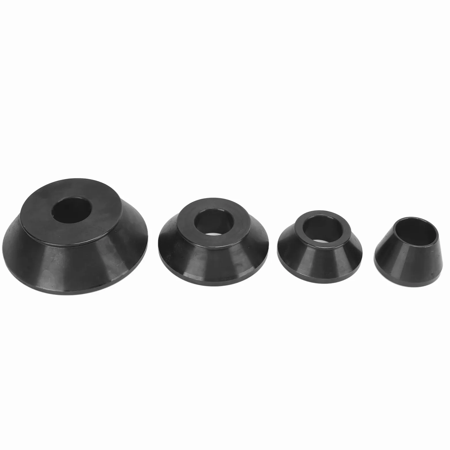 Juego de Conos Cónicos Equilibradores de Ruedas de 4 Uds., Herramienta de Reparación de Neumáticos de Diámetro de Eje de Acero Al Carbono de 36mm para Camión SUV para Eje de 36mm, para Camiones SUV