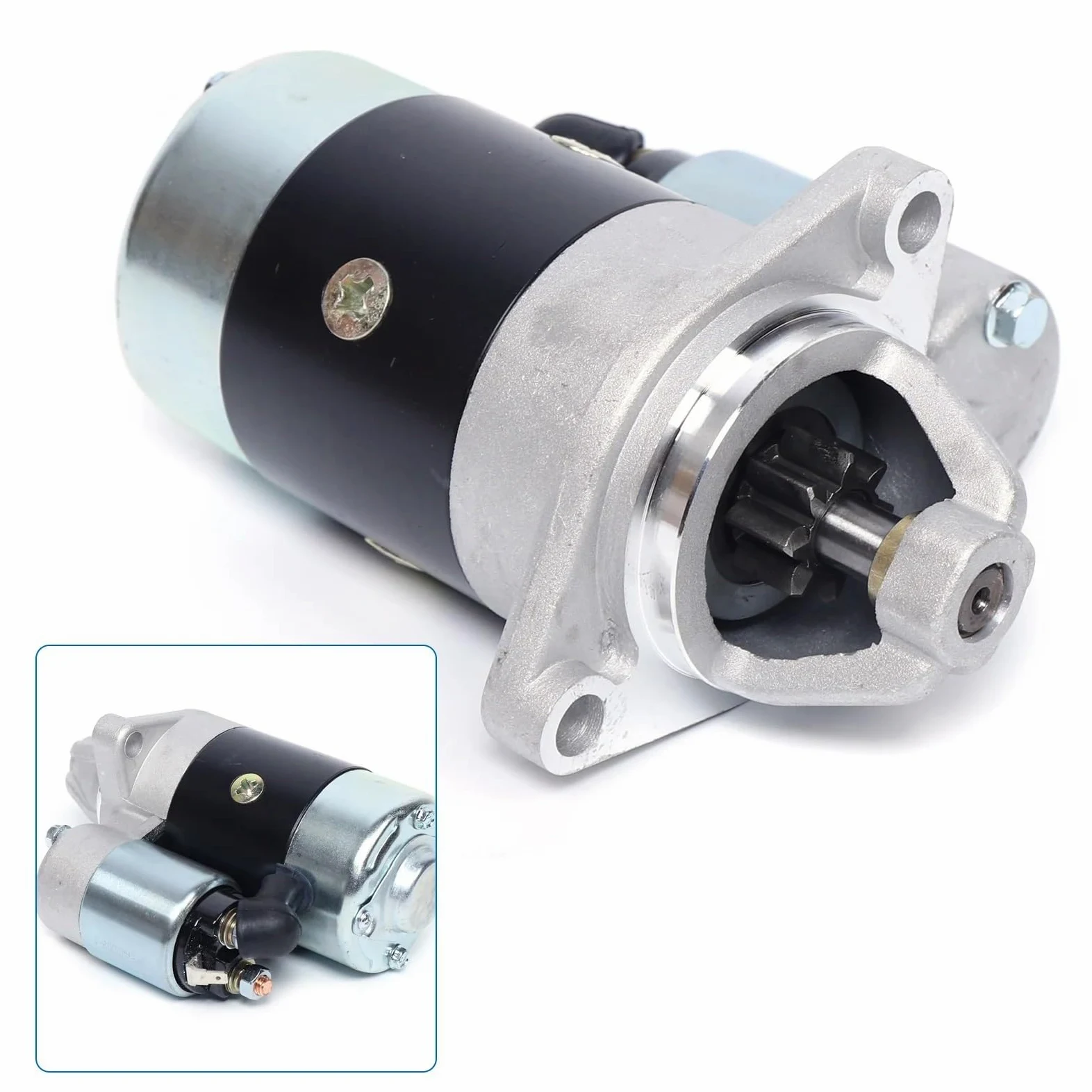Motor De Arranque Generador Diésel Refrigerado Por Aire De 12 V Y 1000 W, Apto Para Motores 170 F, 178, 186 188, 8 Dientes