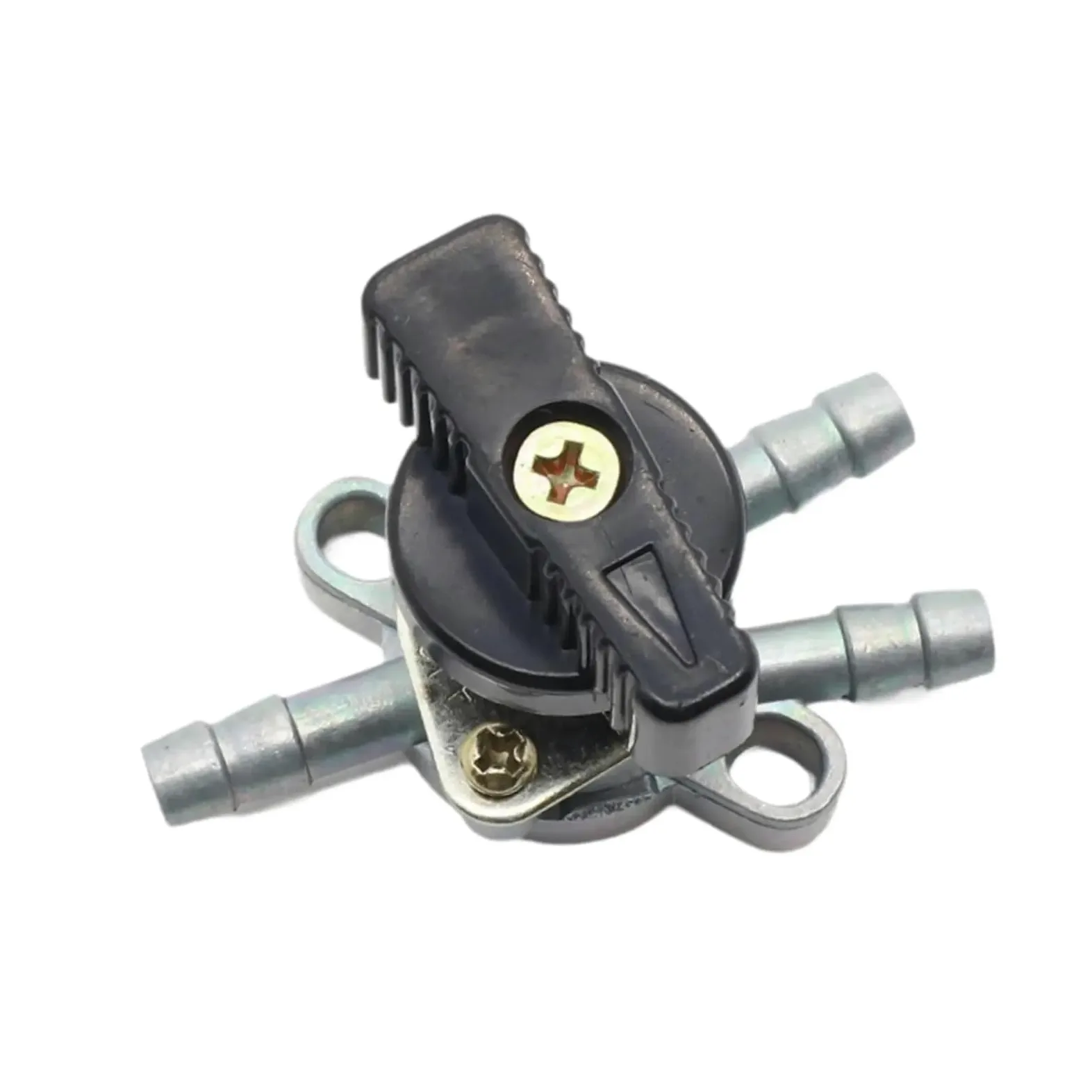 Grifo de tanque combustible 3 vías, llave purga, 2 en 1, accesorio for ATV, válvula resistente