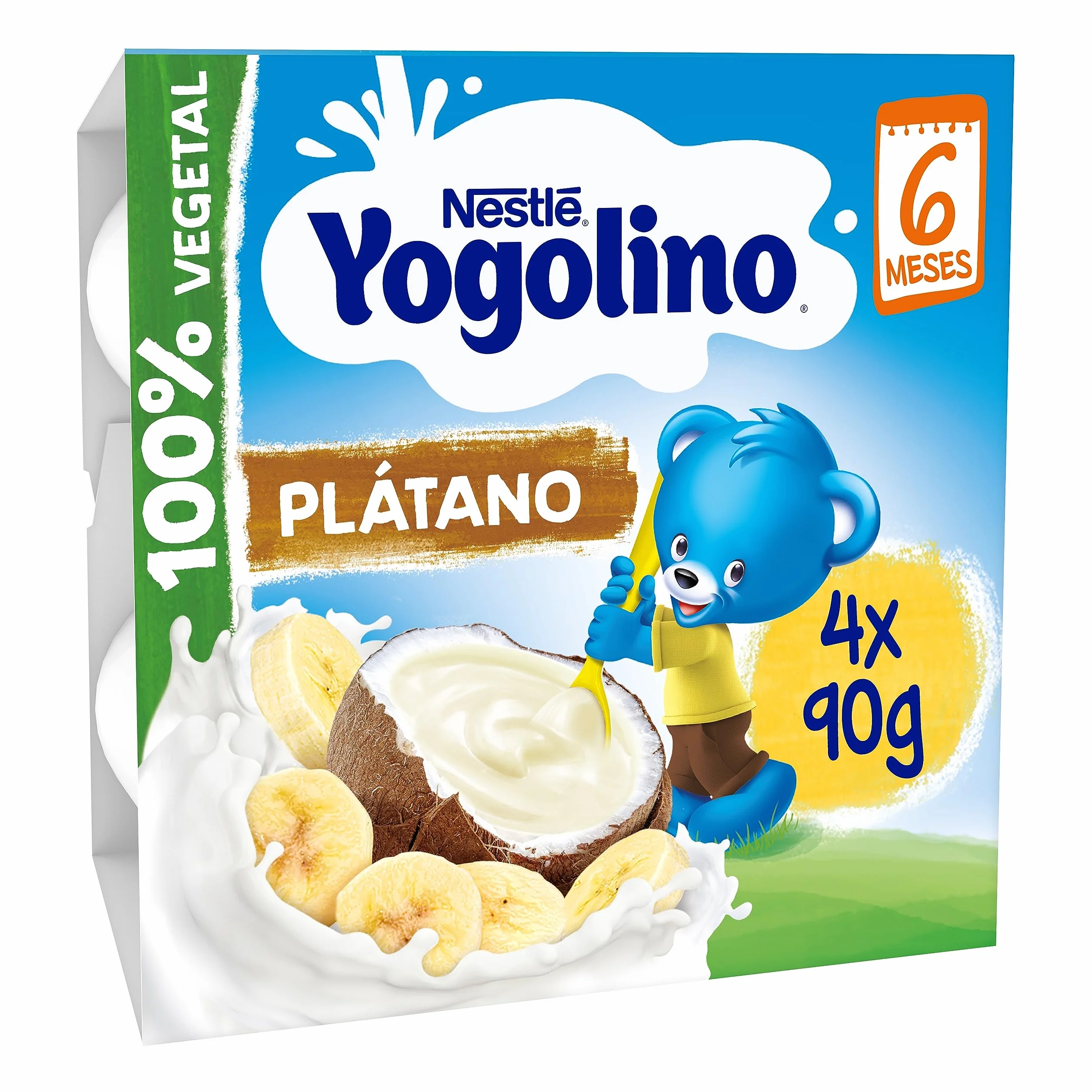 NESTLE YOGOLINO Coco Plátano 4x90g od 6 miesięcy