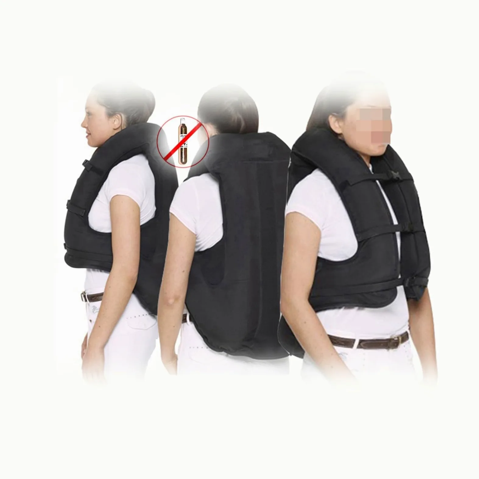 Chaleco Airbag for Equitación 0,1 S Activa Bolsas De Aire En El Cuello, El Cóccix Y El Cuerpo Airbag for Personas Mayores/chaquetas for Hombres/mujeres/niños(M)