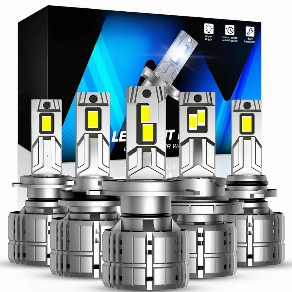 Bombillas LED H7 N60 de 200 W y 20 000 LM, superbrillantes, Canbus H4, H11, H8, H9, 9005, HB3, 9006, HB4, H13, 9012, 6500 K(9005/HB3)