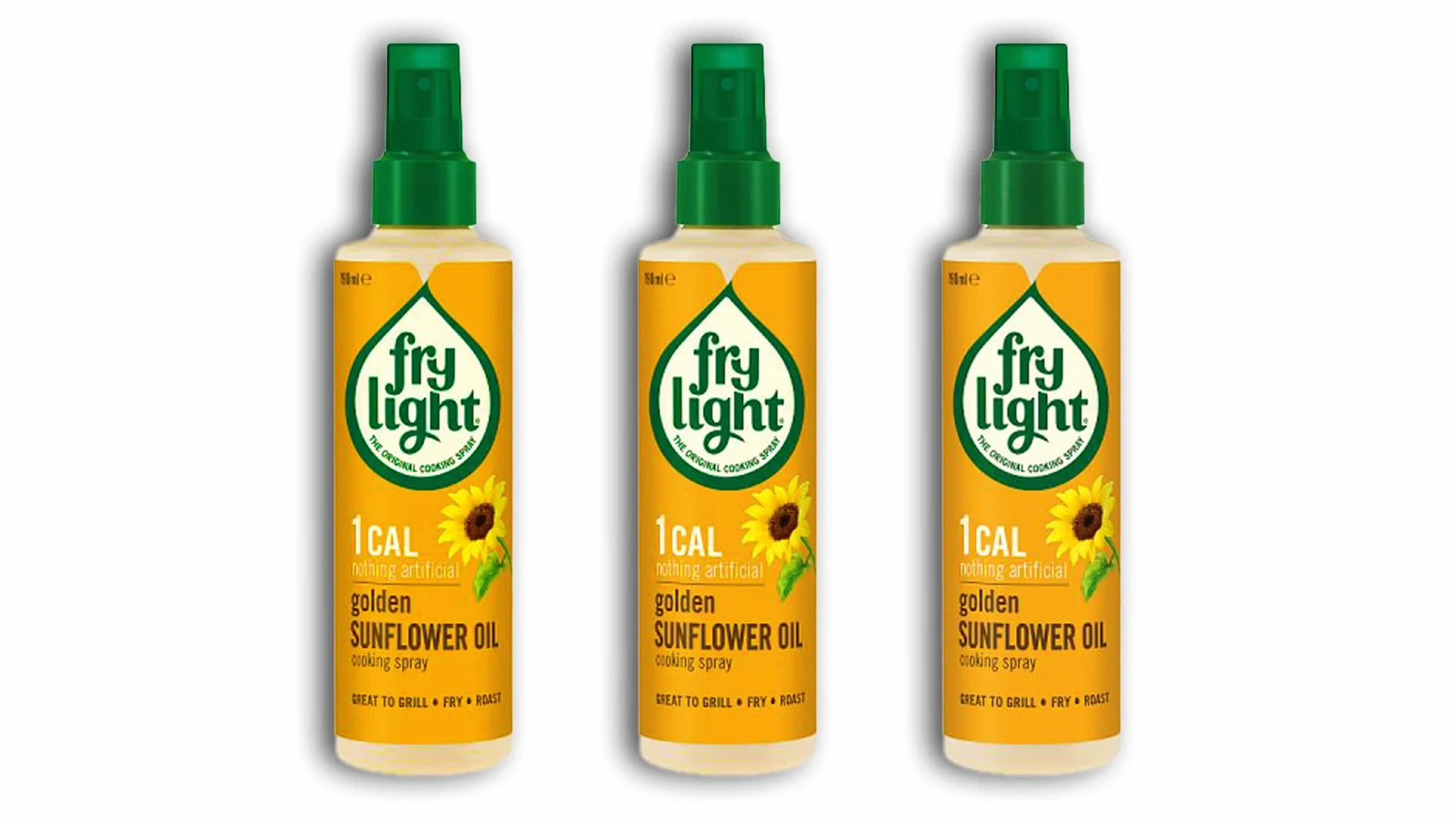 Frylight Aceite de Girasol Aerosol Cocina 190 ml Paquete de 3