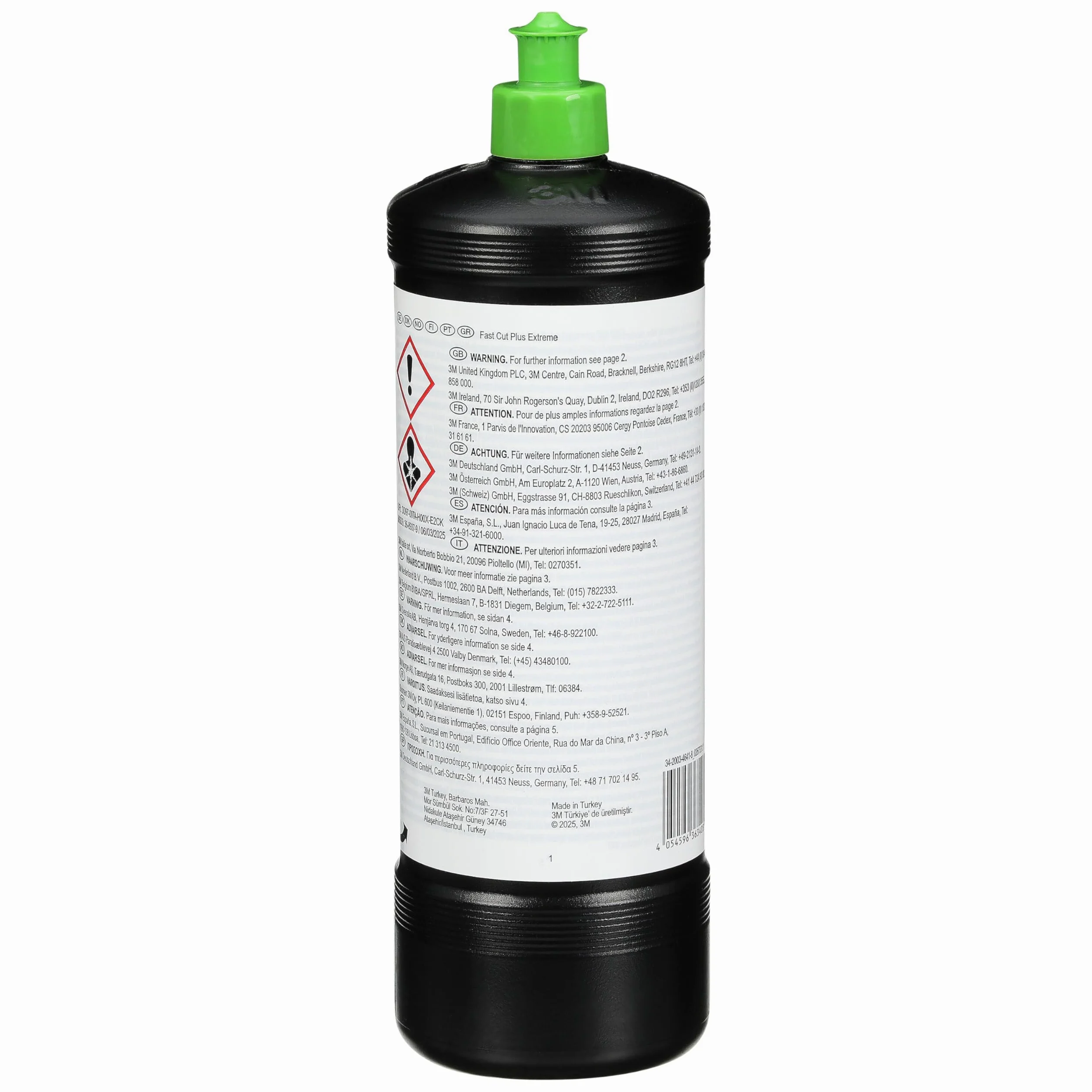 3M Perfect-it Fast Cut Plus Extreme 51815 - Para pulido y restauración de automóviles - Botella de 1 kg