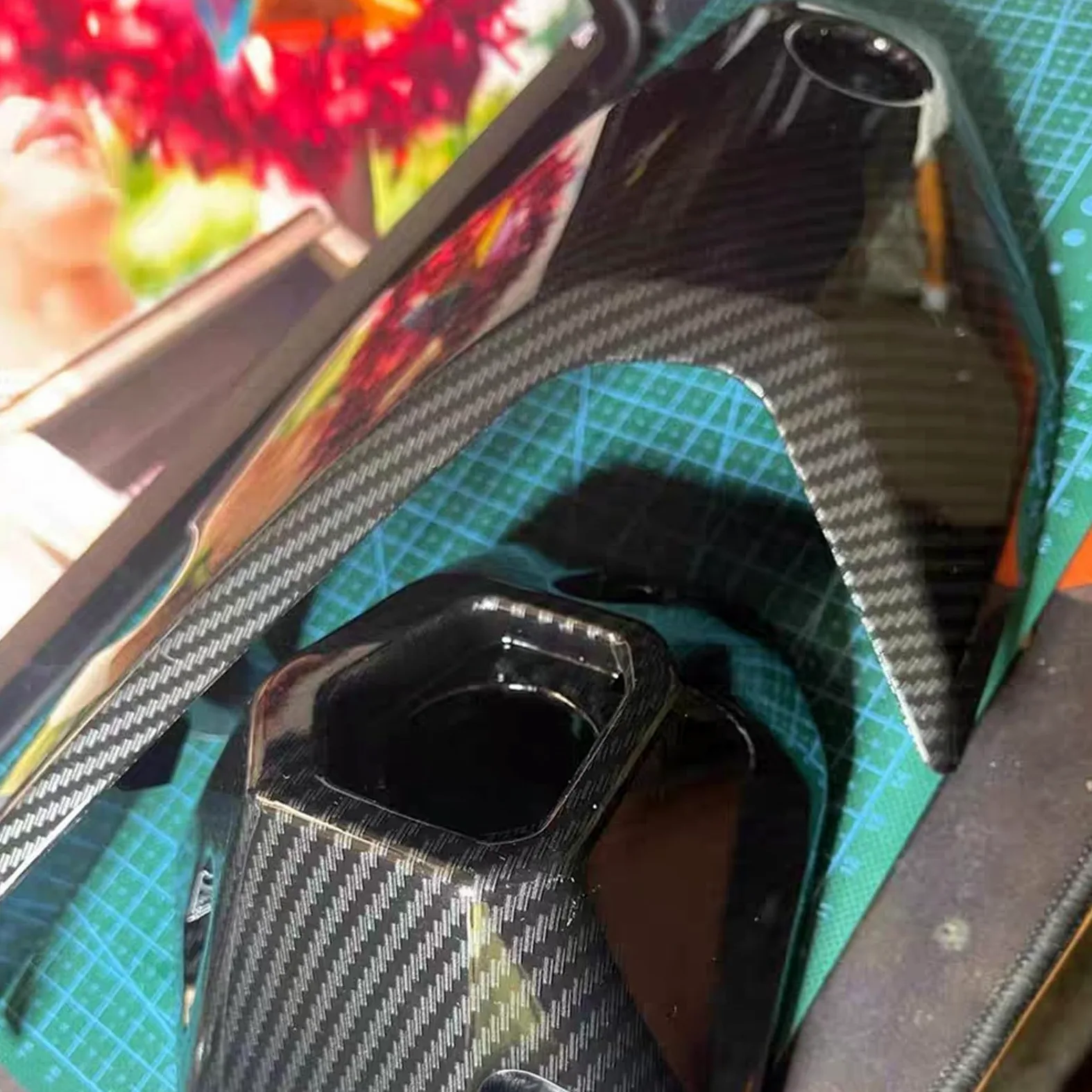 Deflectores de Calor para Escape Protector térmico de silenciador y Cubierta de ventilación del Tubo de Escape para Honda ADV 150 2019, 2020, 2021, 2022 y 2023. Motocicleta Tubo Protector(A B)