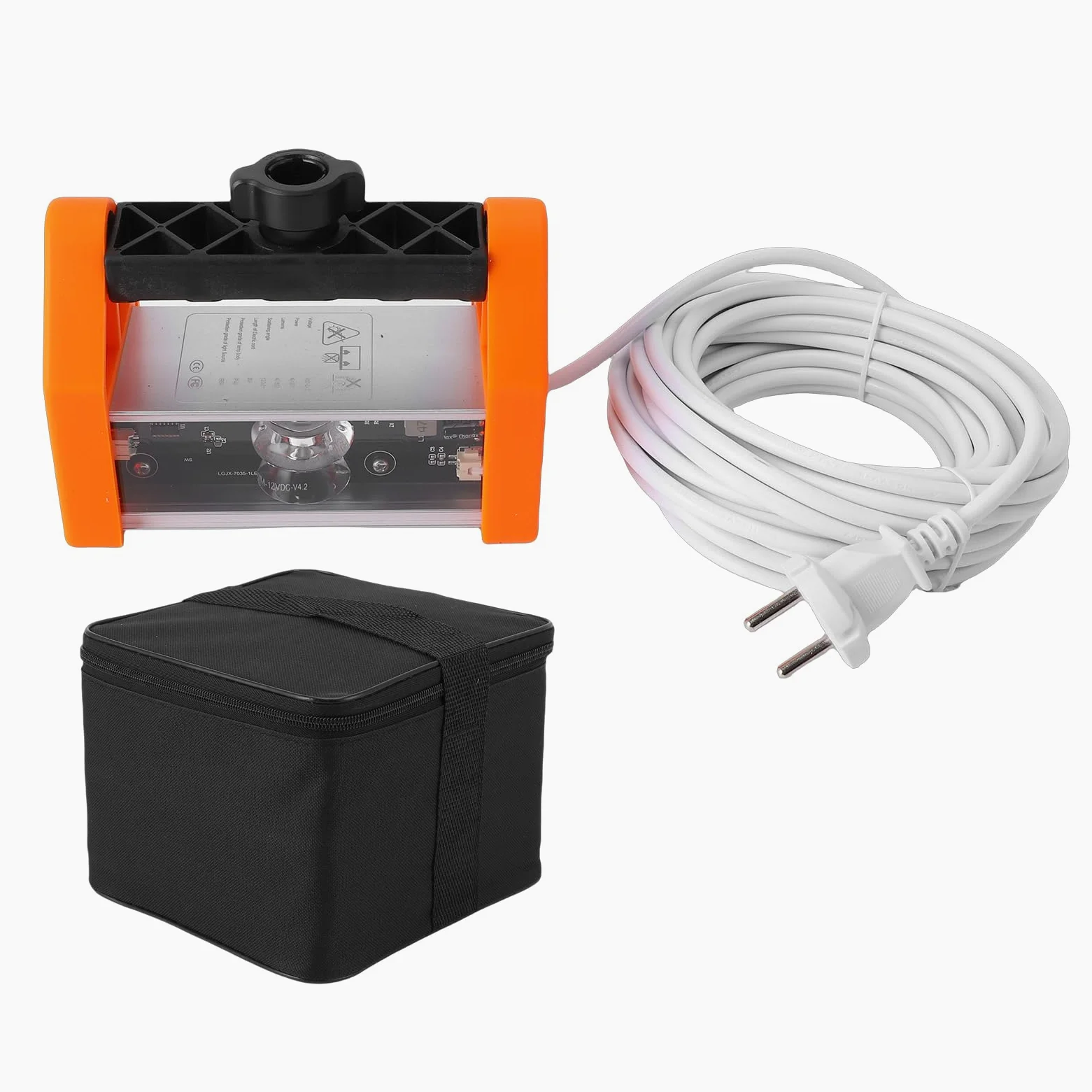 Srliya Luz LED de Inspección de Pared, Lámpara de Desarrollo de Pintor para Pintura de Paneles de Yeso, Aceptación de Pulido, Color Naranja (Enchufe europeo 100-240 V)