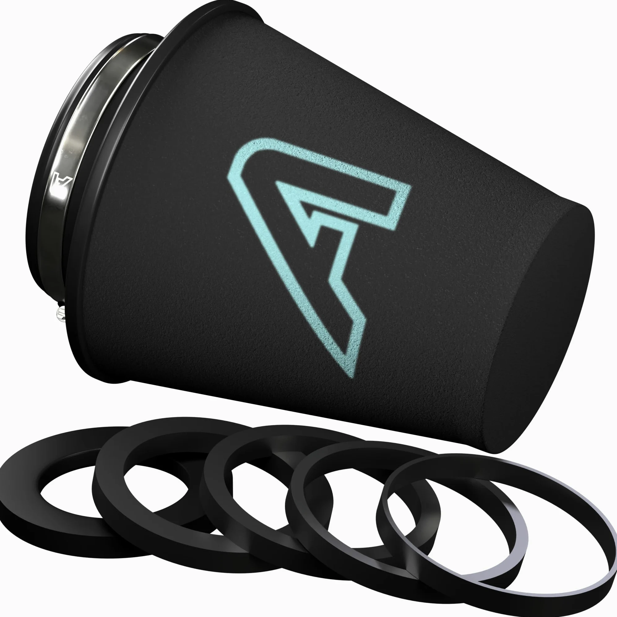 Filtech - Filtro de aire universal de cono de espuma con anillos reductores