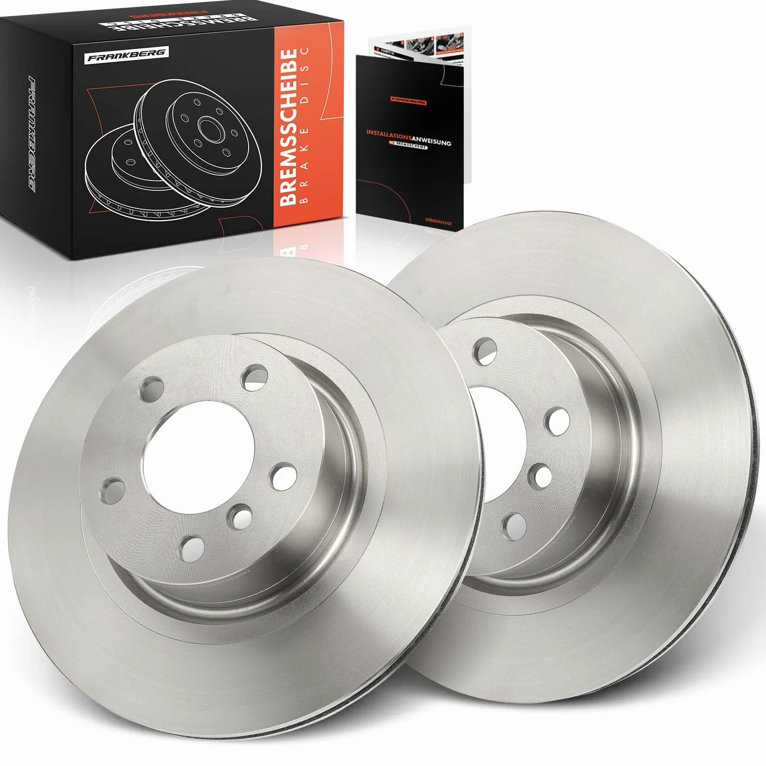 Frankberg 2 discos de freno ventilados de ⌀330 mm 34206790362 34206868936 | trasero; Compatible con: X3 F25, X4 F26