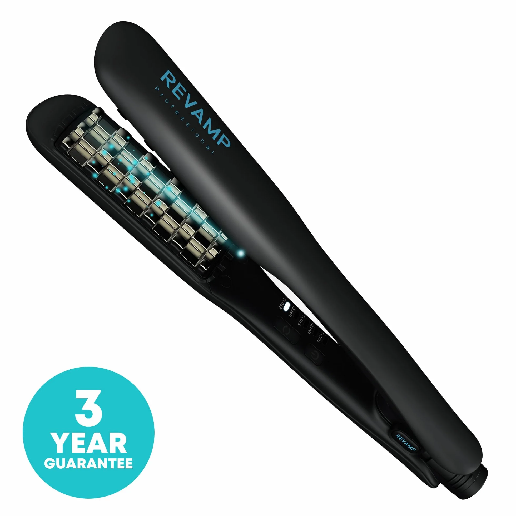 Revamp Progloss Voluminizador Cerámico 4D Moldeador de Cabello con Placas