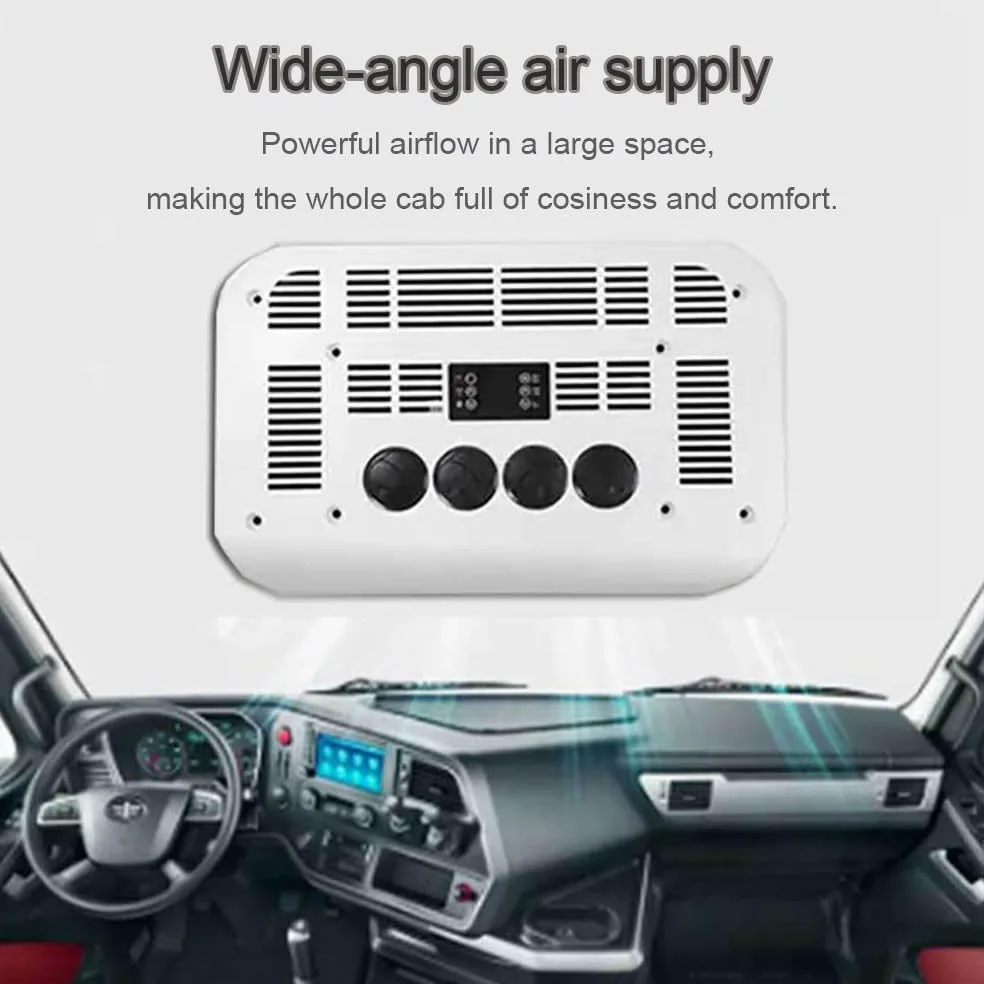 Acondicionador de Aire de Techo 12V para Tractores, Camiones, Autocaravanas y Autobuses - Función Frío de Estacionamiento