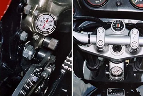 X-Parts Indicador de temperatura del aceite RR para YAMAHA XT500 SR500 XT600 BL