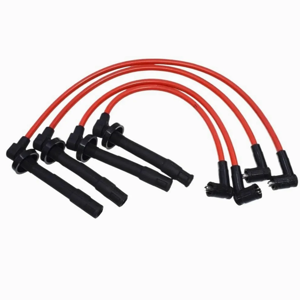 Cables de bujía para Civic DX LX CX EX SI 1.5L 1.6L 1992-1995 Juego de Cables de Encendido para bujías D15 D16 10.2mm