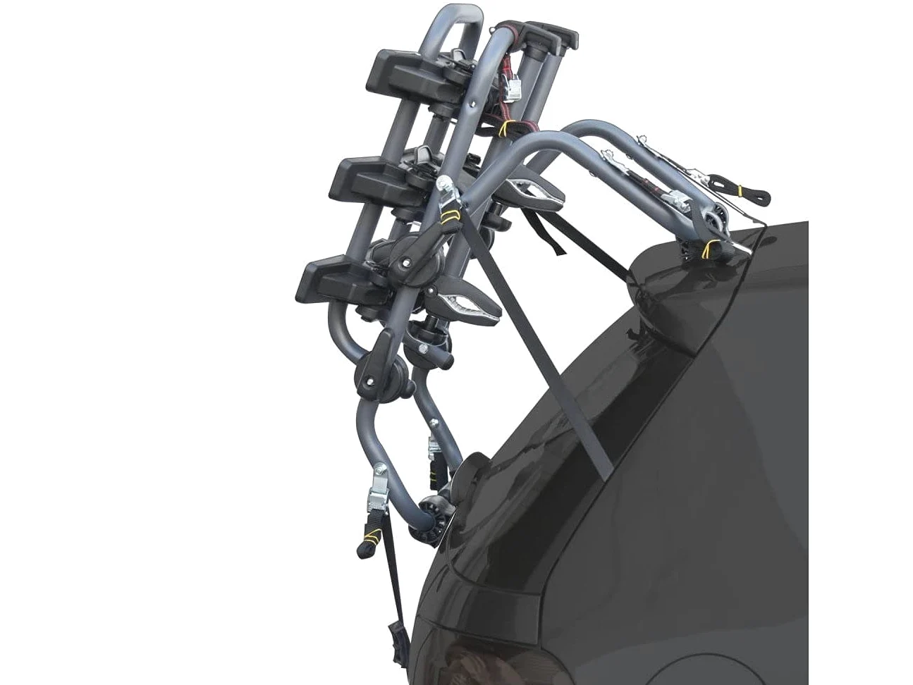 Portabicicletas trasero Peruzzo Pure Instint, 3 bicicletas, compatible con Peugeot Partner Tepee desde 2015 en adelante – Max 45 kg – También para bicicletas eléctricas y Fat Bike – Homologado