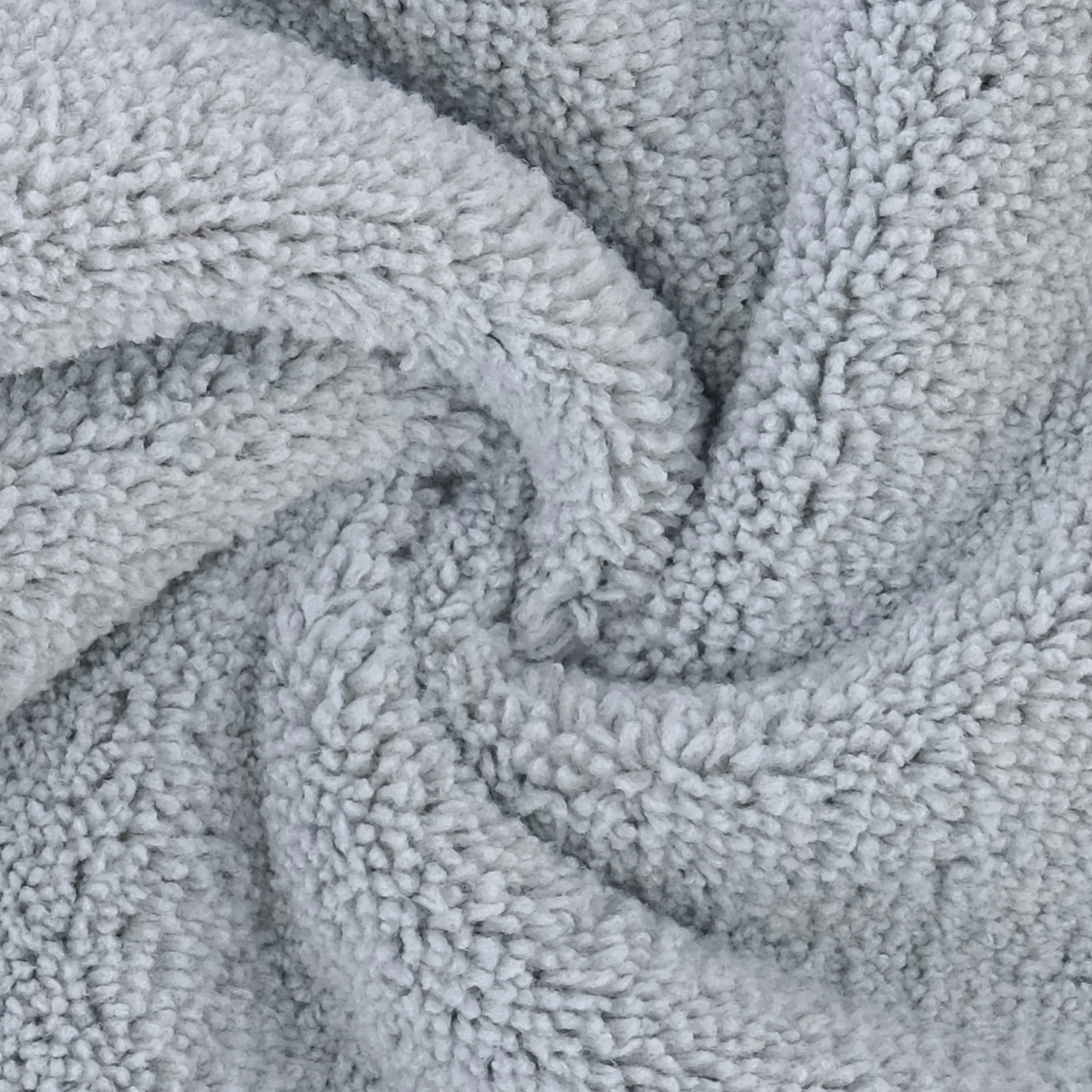 Toalla Turbante para el Pelo Microfibra Gris 31 x 71 cm Pack de 2