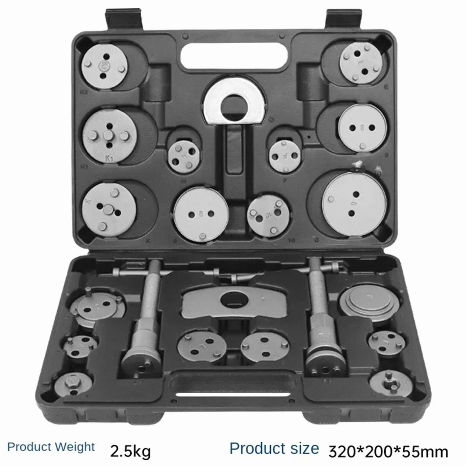Ajustador freno de tambor 22 Piezas De Herramientas De Retorno De Subbomba De Freno, Pistón Superior Y Trasero, Desmontaje Y Reemplazo De Pastillas De Freno piston calibre freno