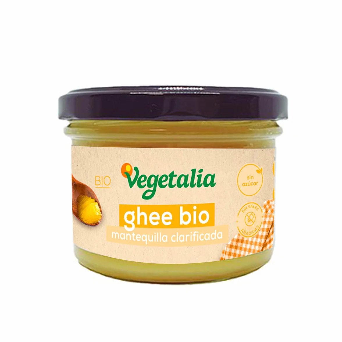 Vegetalia Ghee ecológica Mantequilla clarificada 220 g