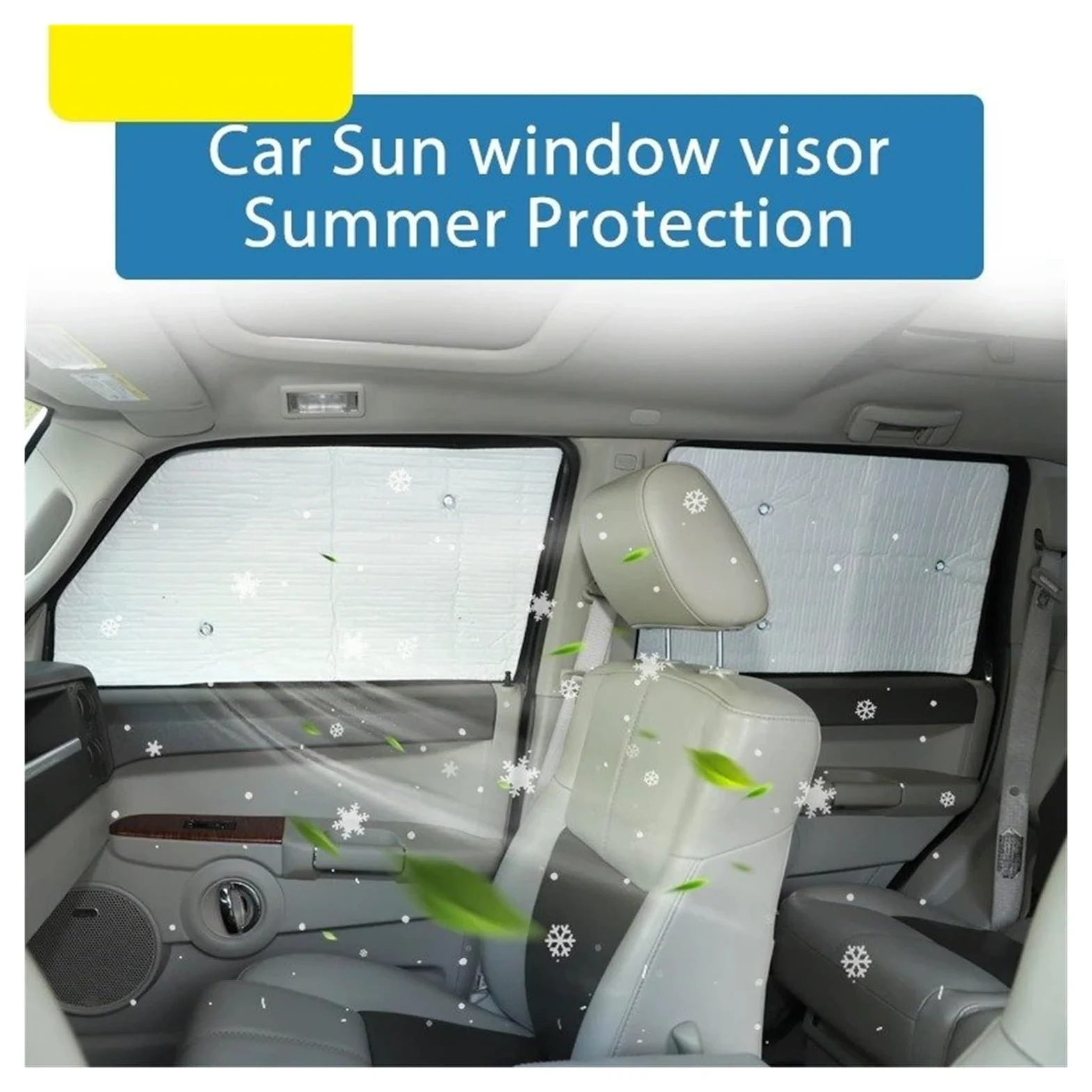 Parasol Delantero Coche Parasol Ventana Parabrisas Delantero Trasero Coche Cubierta Protectora Visera Sol para Jeep para Grand para Commander 2006 2007-2010