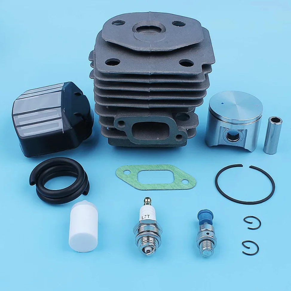 Kit de línea de Gas de Filtro de Combustible de Aire de pistón de Cilindro for Motosierra Jon-se-Red CS 2159 CS 2156 CS2159 CS2156 EPA 47mm Puerto de Gran diámetro Piezas de Repuesto