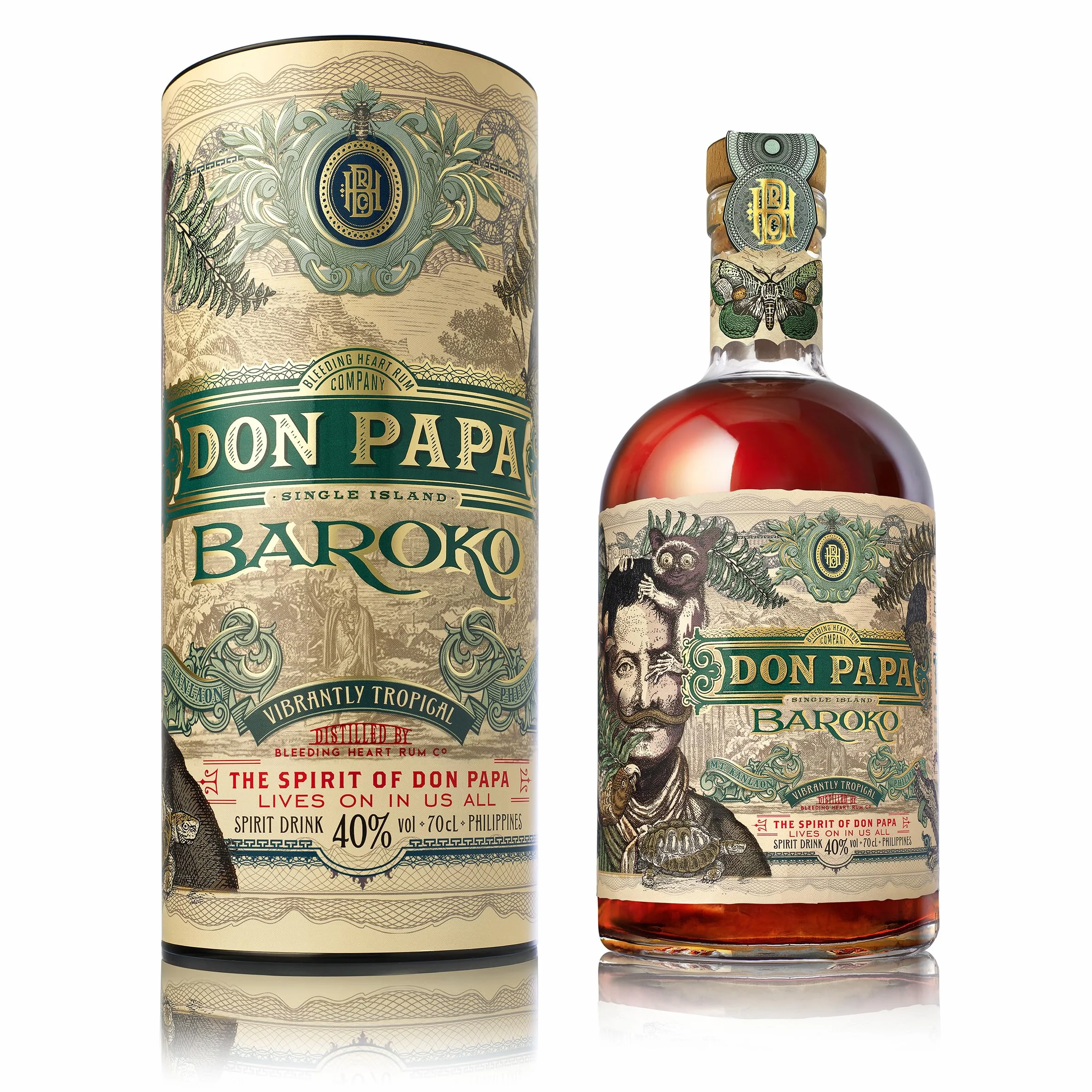 Don Papa Baroko Ron Infusionado 700 ml 40% vol Filipinas