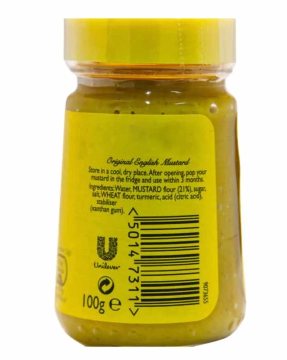 Colman's Original English Mustard 4 x 100 g