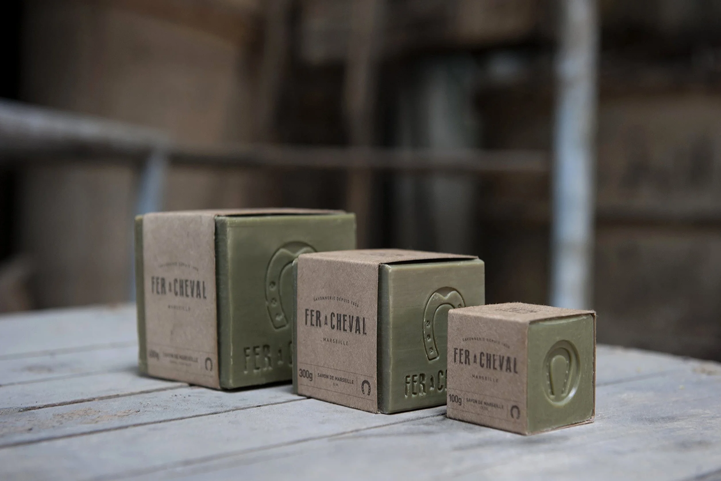 Jabón de Marsella Auténtico Fer à Cheval Cubo 300g