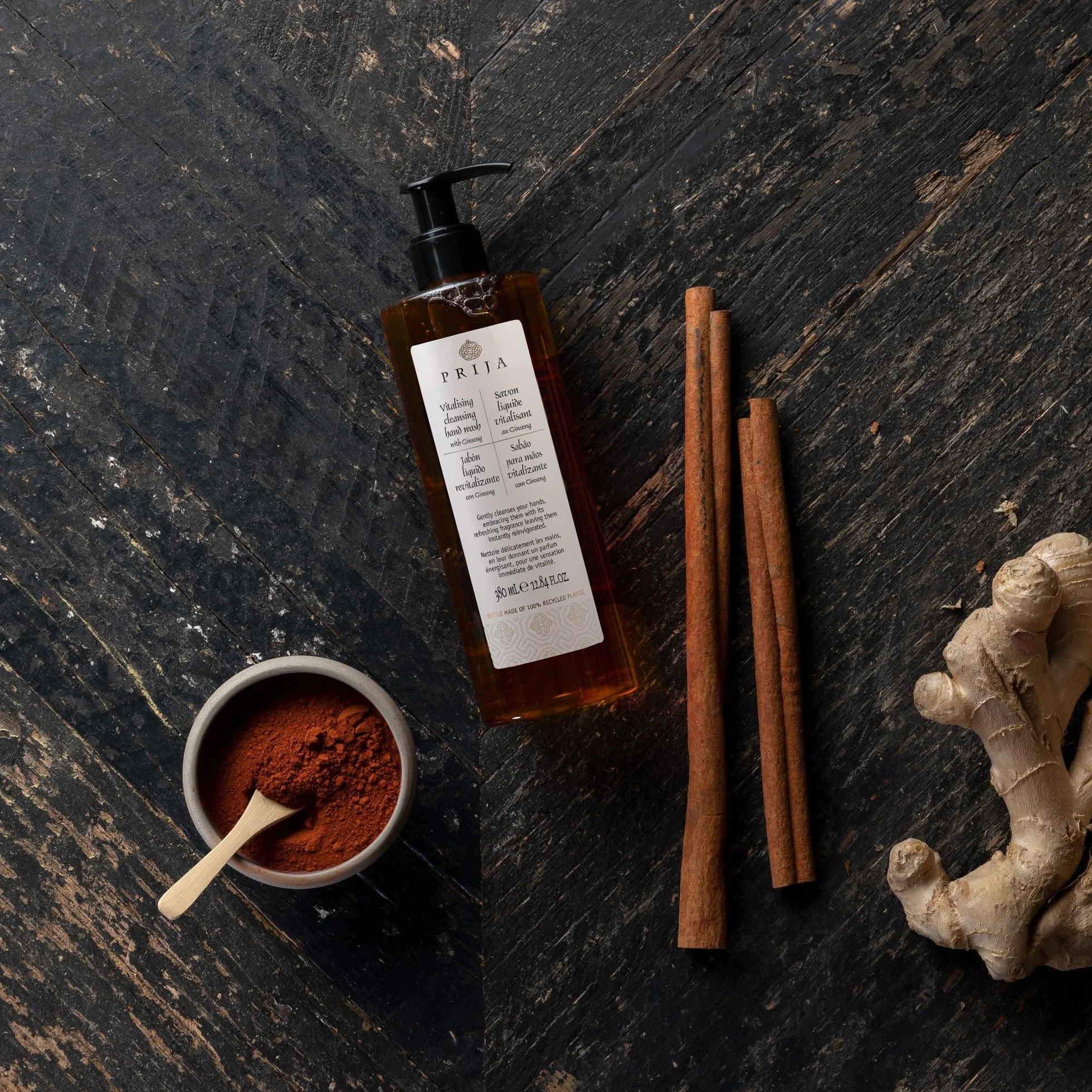 Prija Jabón de Manos Vitalizante con Extracto de Ginseng 380ml