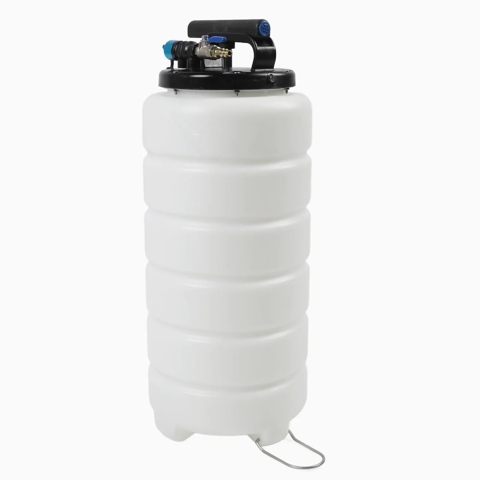 RiToEasysports Bomba Extractora de Aceite 15L Bomba de de Aceite Manual y Neumática ABS con 2 Tubos Largos 40 a 170 PSI para Autos Motocicletas Barcos Cortacéspedes Extracción de Líquidos