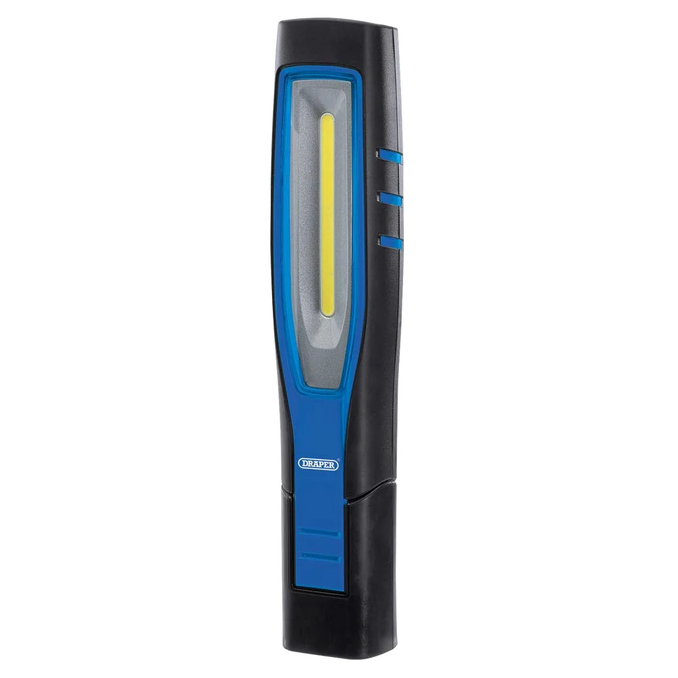 Draper 11764 - Lámpara de inspección recargable LED COB de 10 W, color azul