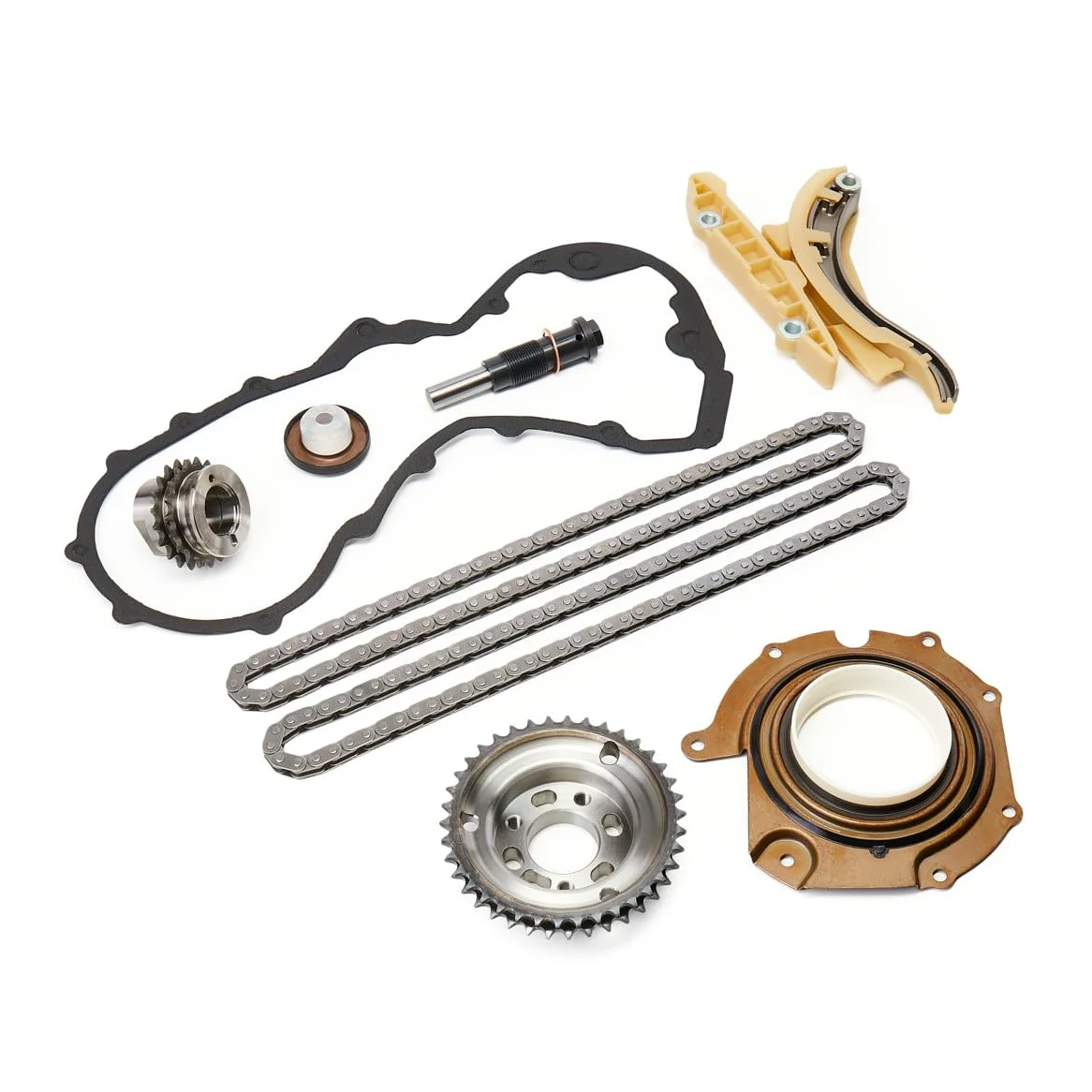 RIDEX 1389T0047 Kit de cadena de distribución con juntas con ruedas dentadas Compatible con FORD MONDEO IV Turnier BA7