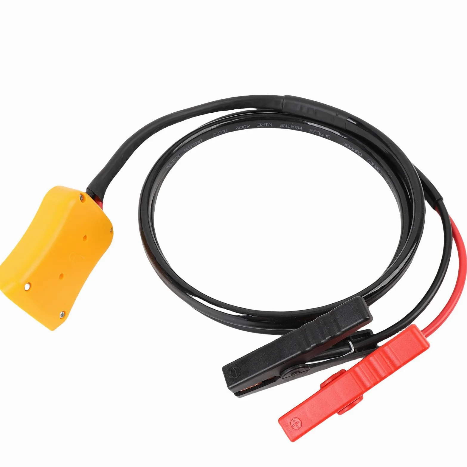Cryfokt Cables de Puente con Adaptador para Batería de 20 V, Cable de Arranque de Batería Portátil de 6 Pies 8 AWG, Abrazaderas de Puente de, Ideal para Arranque de de Automóvil