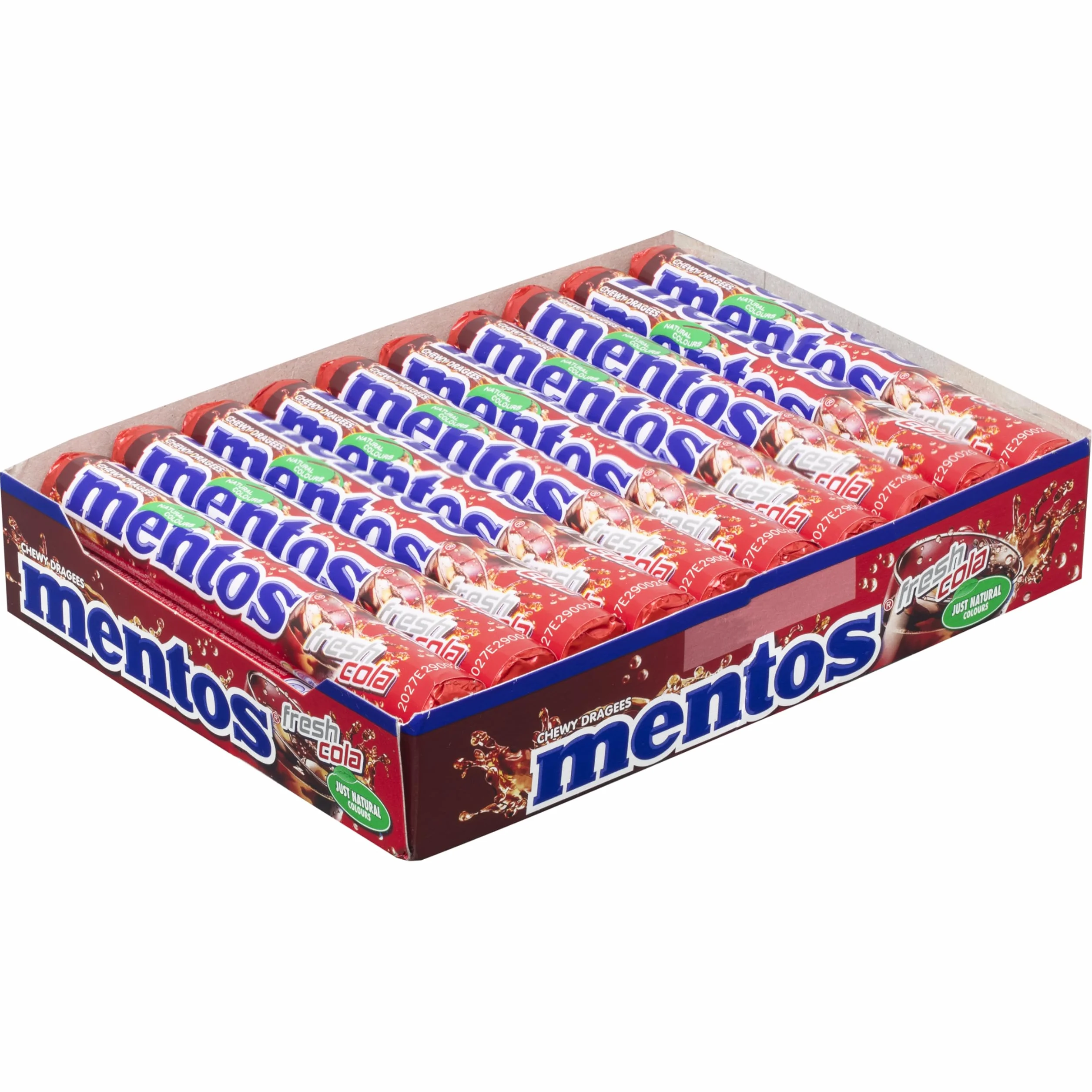 Mentos Cola Caramelo Masticable 20 x 38 g 760 g
