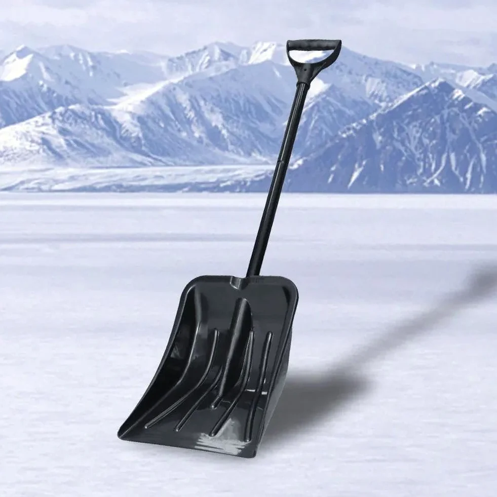 Rascador de hielo para coche Quitanieves Pala Quitanieves De Cristal De Coche Pala Desmontable De Aleación De Aluminio Para Coche Herramienta De Limpieza De Patio Al Aire Libre Rascadores de hielo par