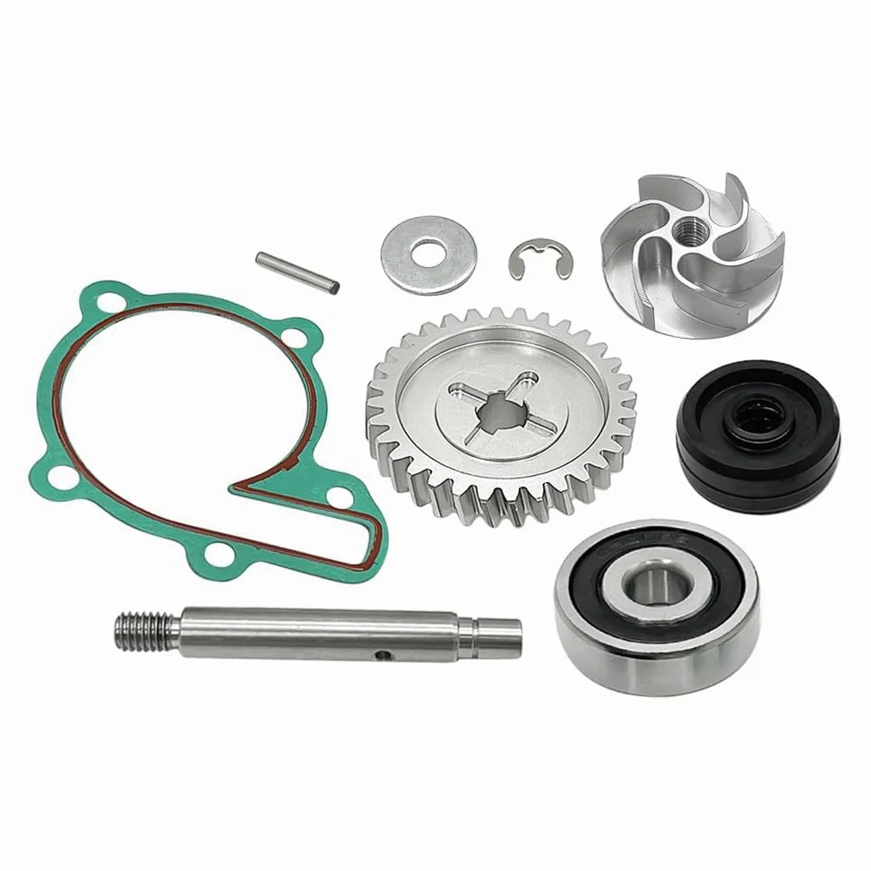 Mabutignti Kit engranaje impulsor cojinete junta de bomba de agua para Yamaha YFZ350 Banshee 350