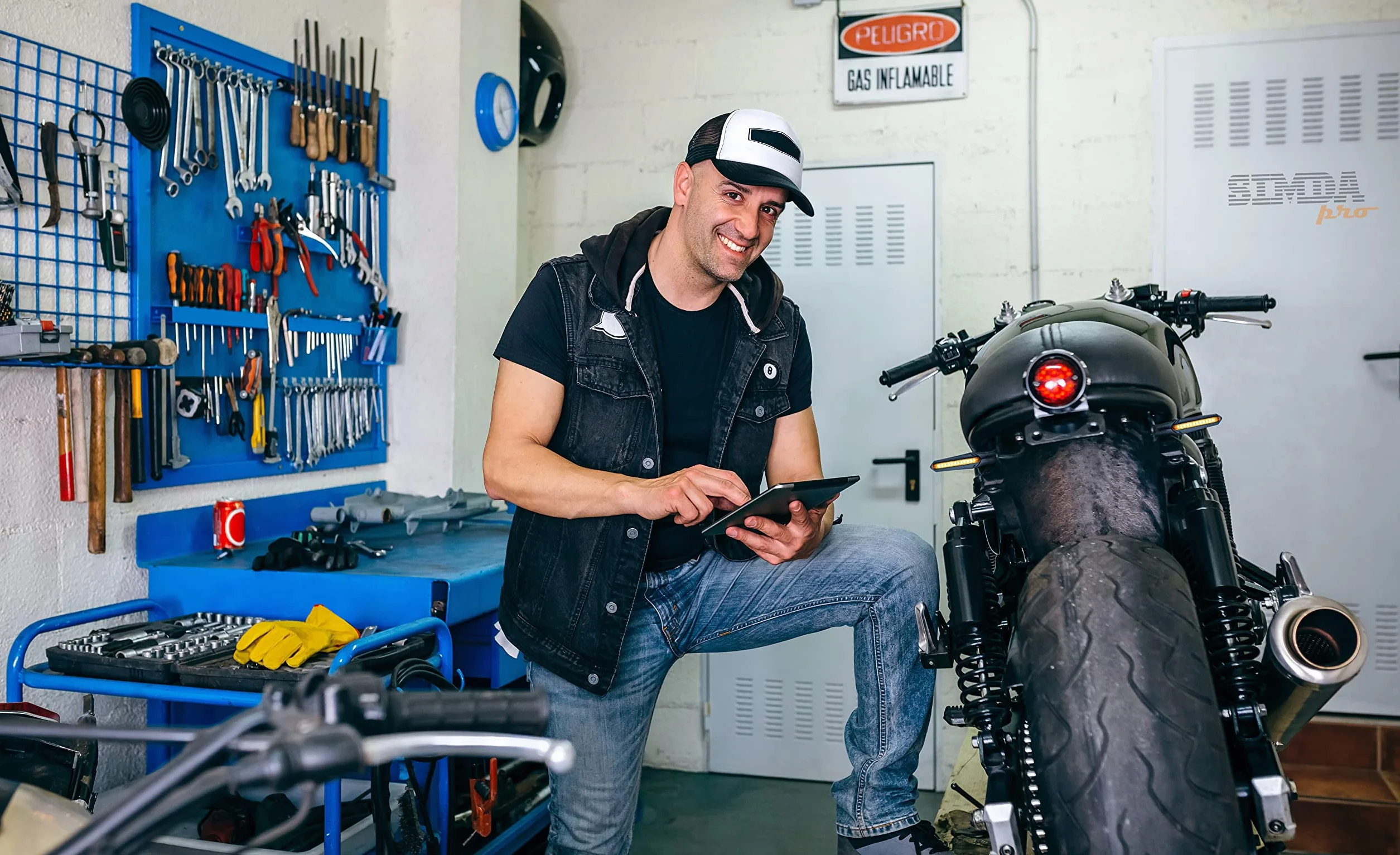 Simda Pro Intermitentes Moto Homologados LED Lámparas con relé Luces de Dirección Señales Universal Motocicleta