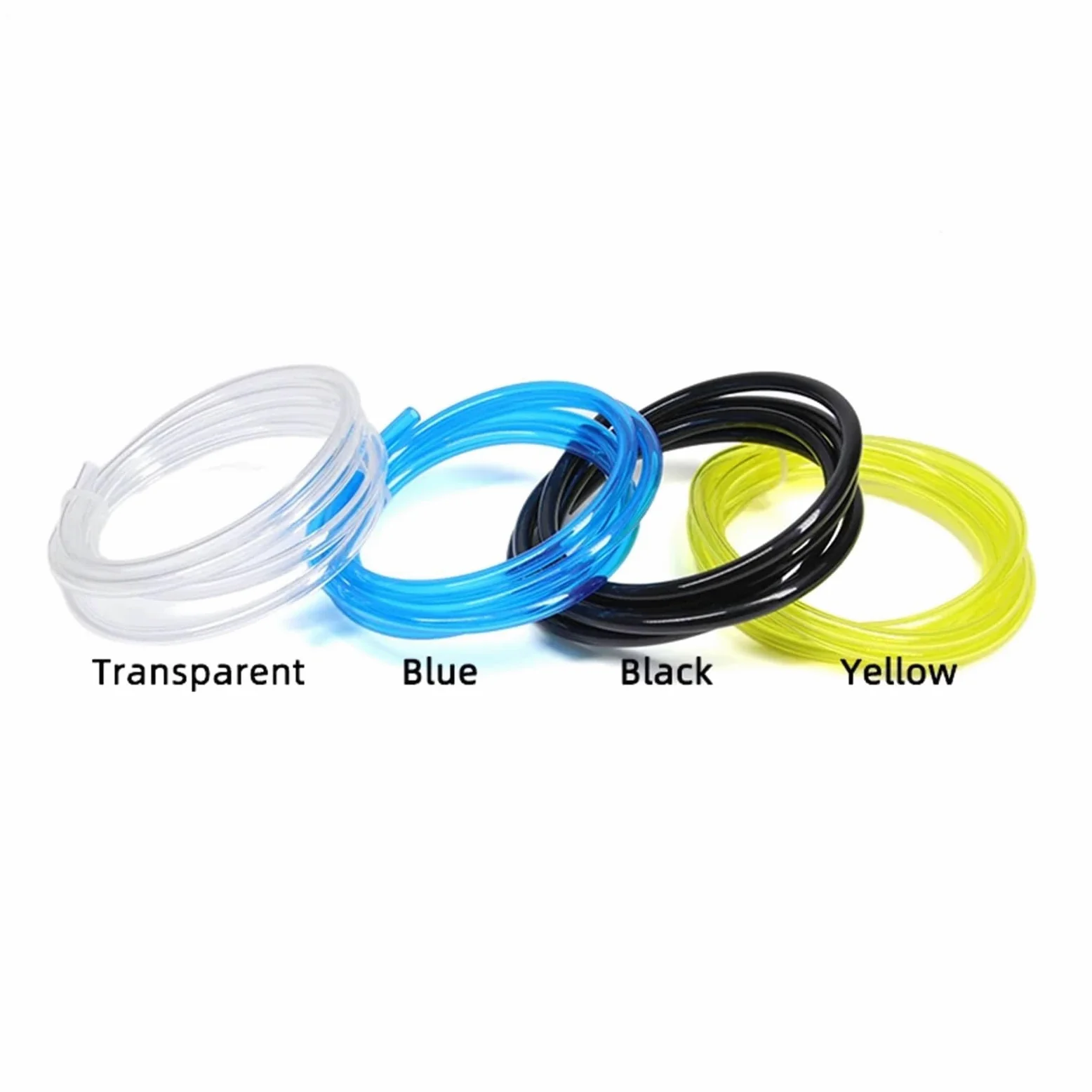 Manguera Caucho Tubo De Gasolina 5/10/15m, Cuerda, Línea Para Acuario(Black,10M_ID 6MM X OD 8MM)