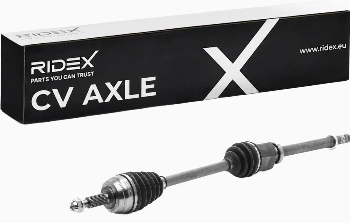 RIDEX 13D1074 Árbol de transmisión Delantero Derecha con apoyo Compatible con DACIA DUSTER