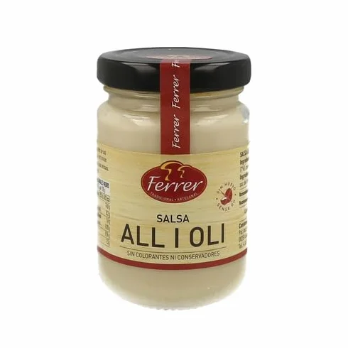 Salsa alioli FERRER 160 g pack 4 unidades