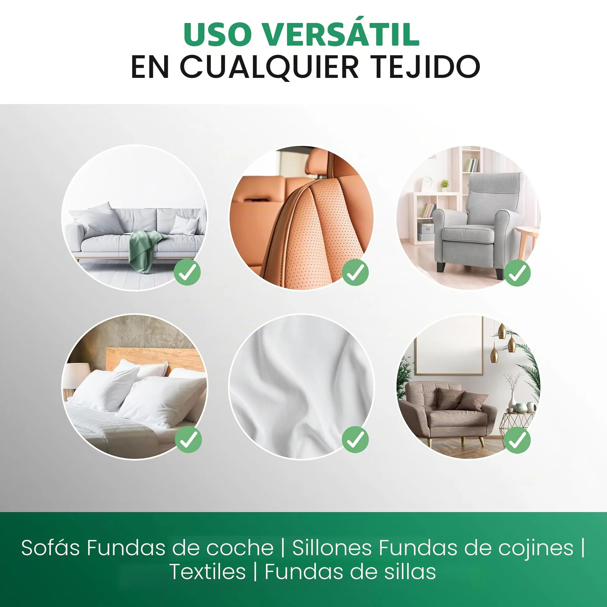 BiOHY Limpiador tapicerías (Bidón de 10 litros) | Ideal para asientos de coche, sofás, colchones, etc. | También es adecuado para las lavadoras (Polsterreiniger)