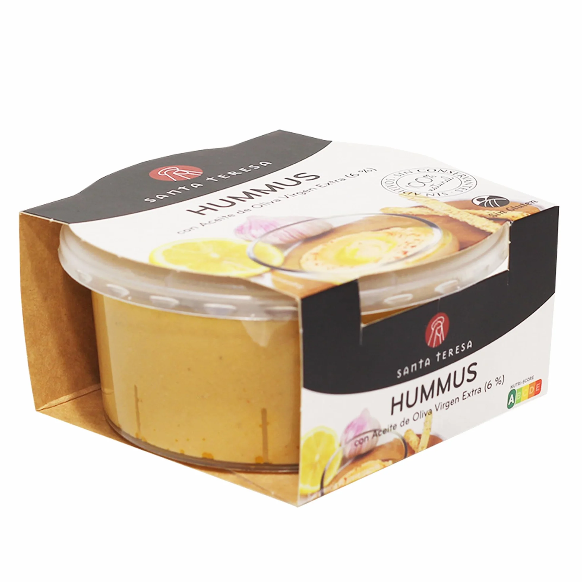 Santa Teresa Hummus con Aceite de Oliva Virgen Extra 180 Gramos