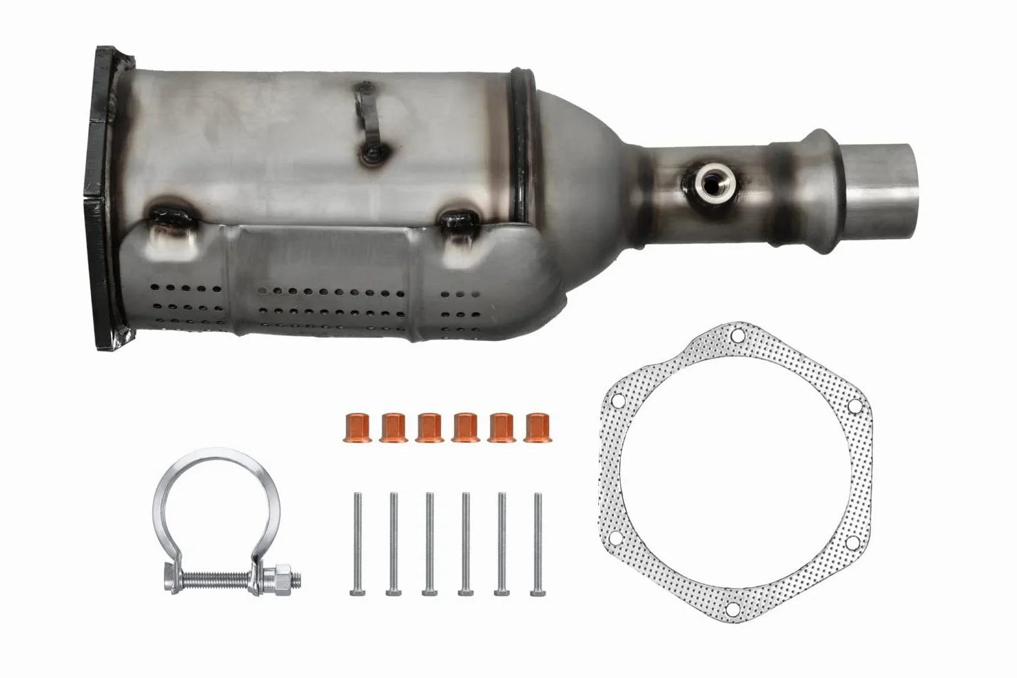 HELLA 8LH 366 080-941 - Filtro de partículas diésel Easy2Fit Kit - Euro 3 - Juego de piezas - Carburo de silicio (para tráfico corto y largo)