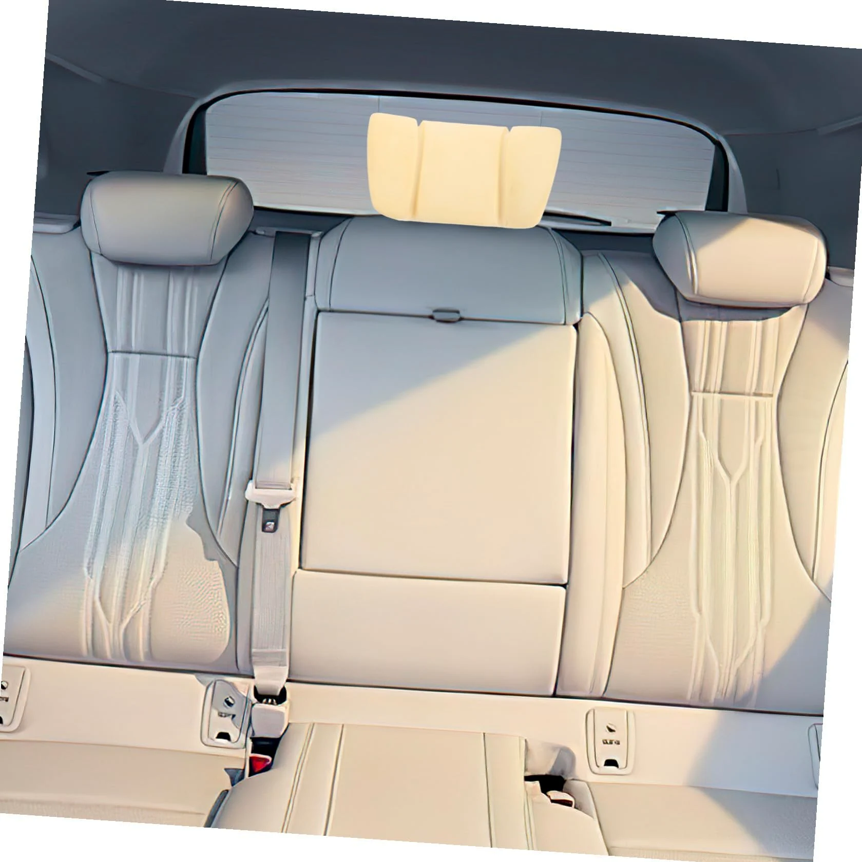 Almohadilla Espuma Reemplazo para Reposacabezas Coche Ergonómica con Tubo de Hierro para Asientos Rv y Negocios sin Funda Soporte Cervical Cómodo y Fácil Instalación